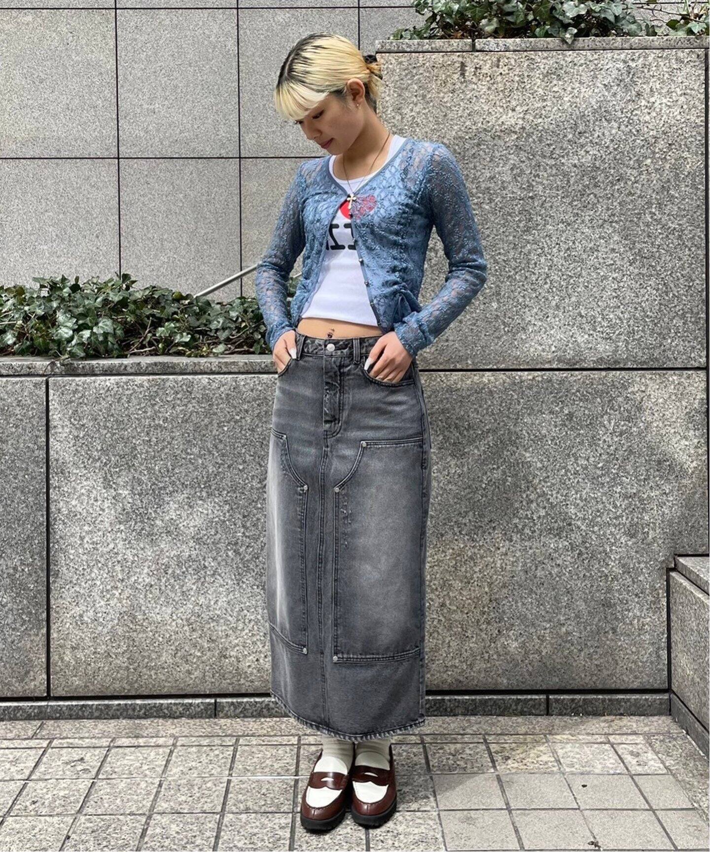 ダブルニー デニムスカート（デニムスカート）｜Oriens JOURNAL  