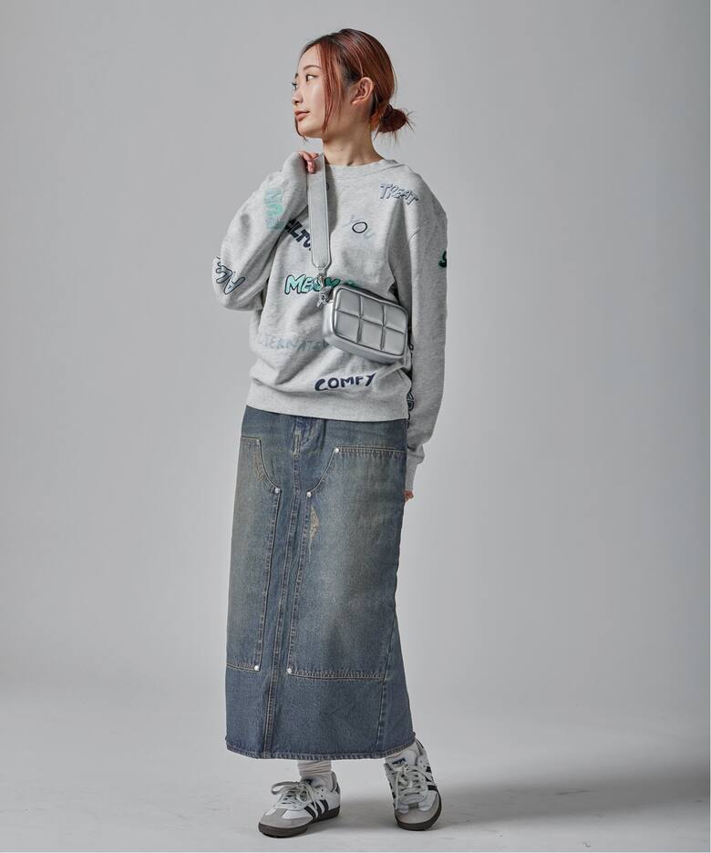 ダブルニー デニムスカート（デニムスカート）｜Oriens JOURNAL  