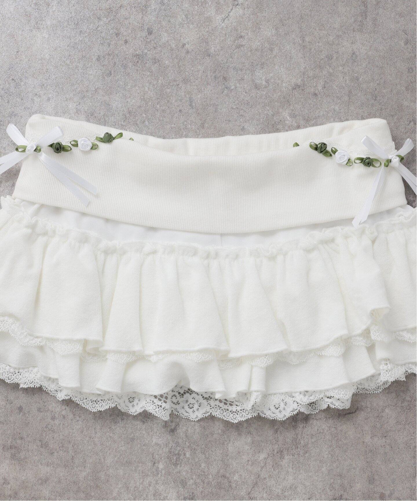 SCULPTOR/スカルプター】Rose Terry Ruffle Skor SL005299BW（ミニ  