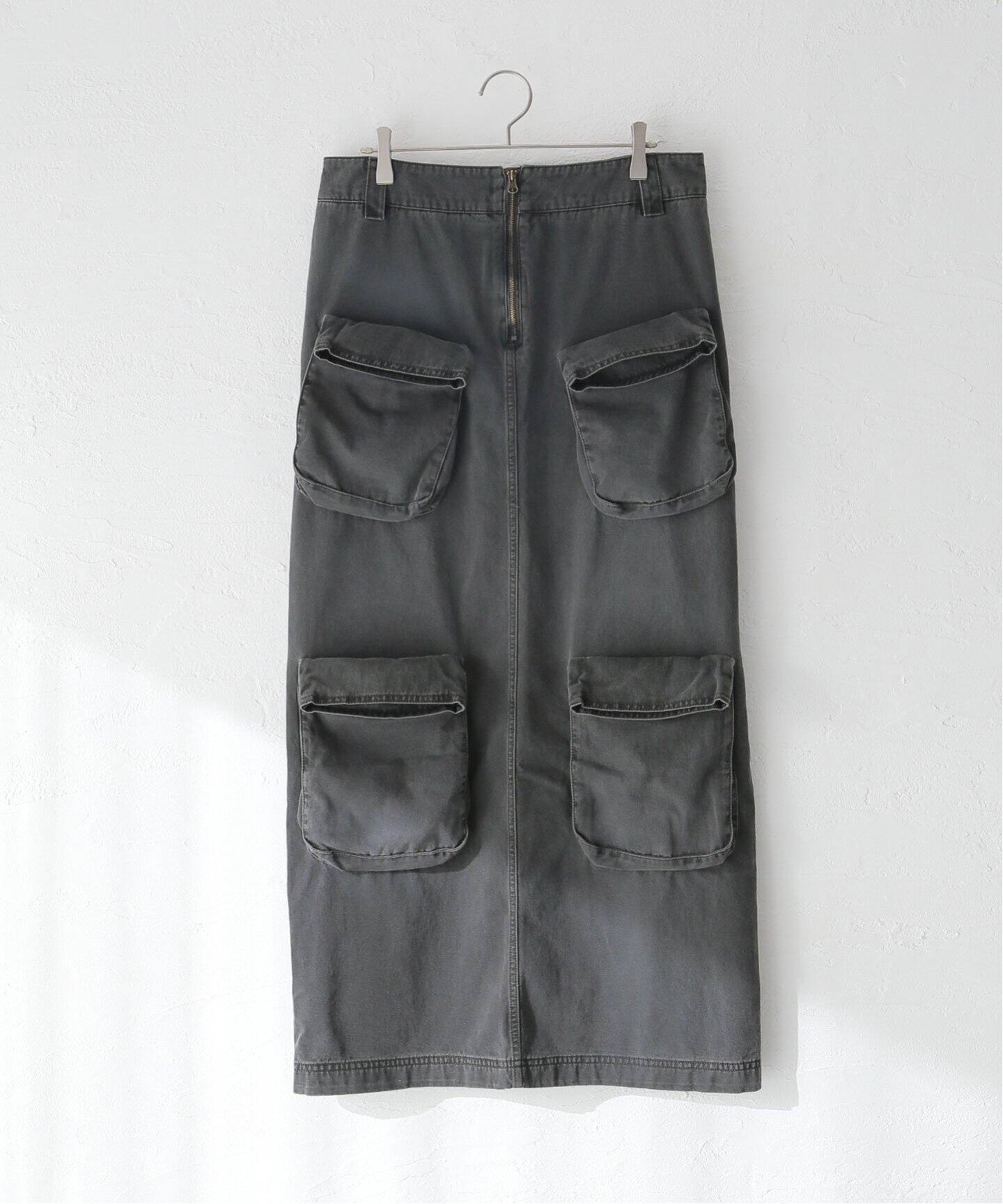 OPEN YY / オープンワイワイ】 CARGO POCKET FIELD SKIR：ロング  