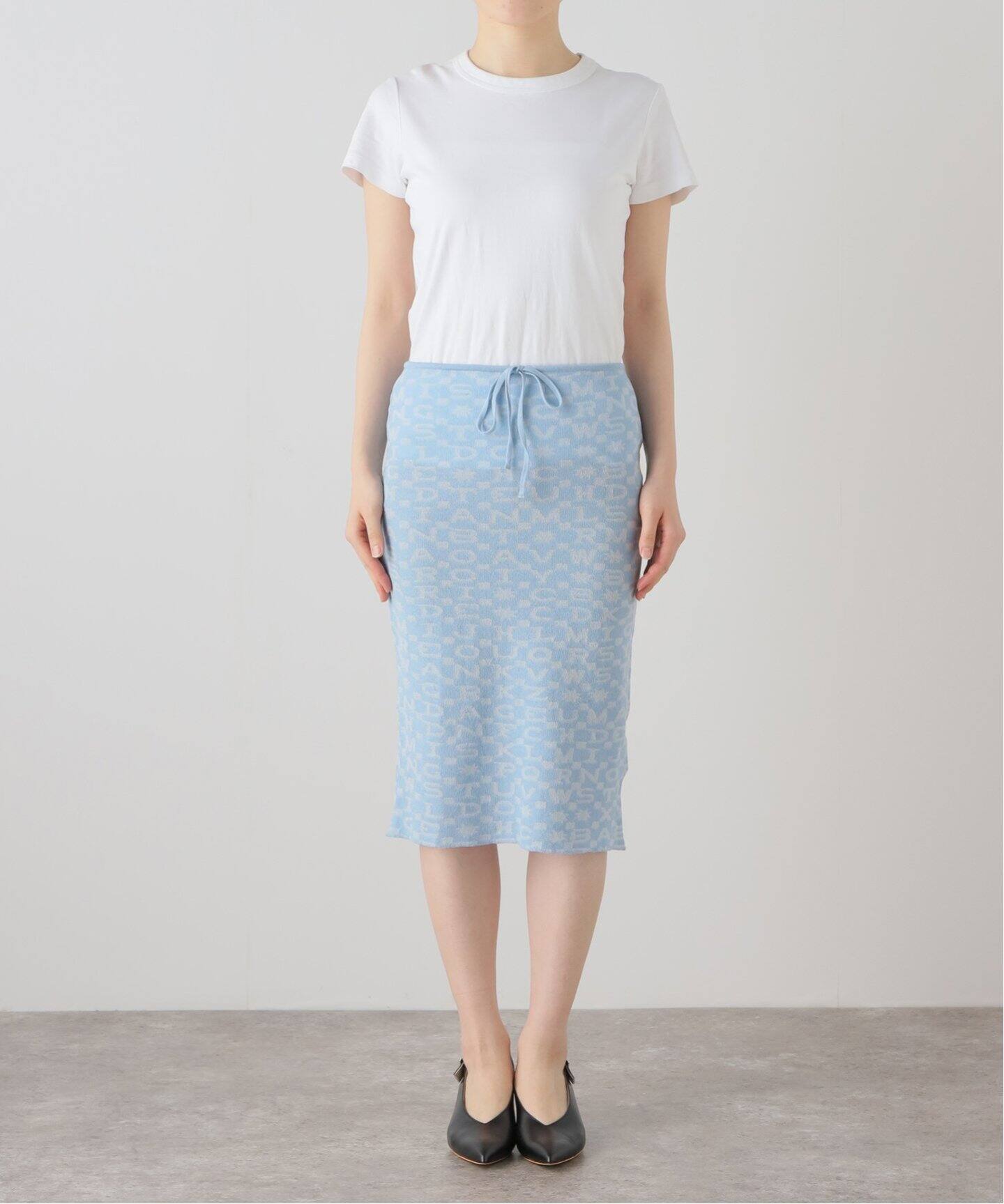 スカート Carne Bollente Alphabite Skirt Carne Bollente/カルネボレンテ】 Alphabite：スカート（ひざ丈