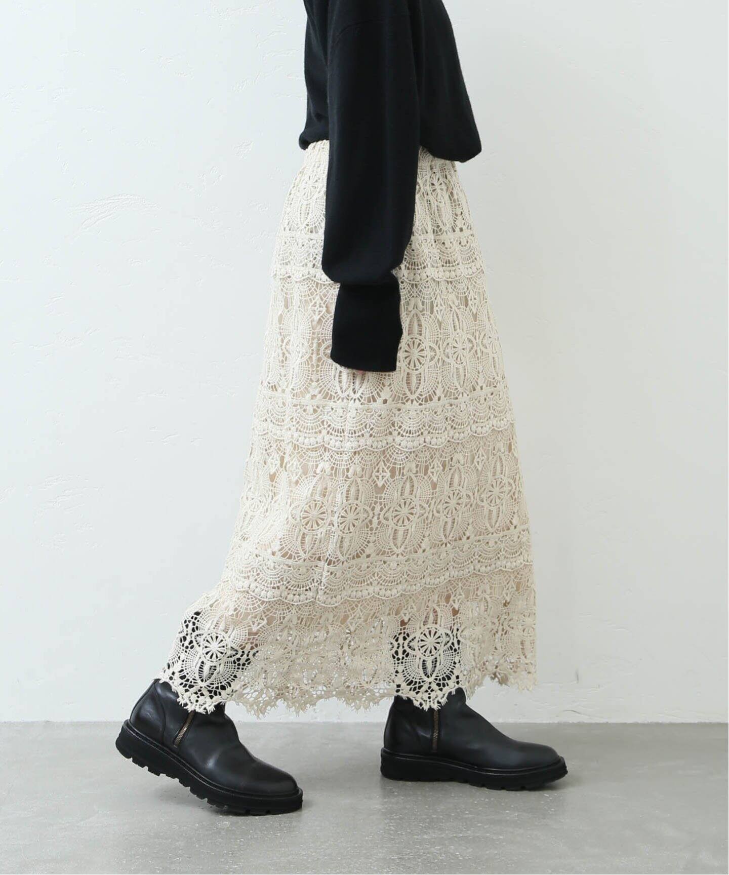 レースMIXスカート（その他スカート）｜journal standard luxe  