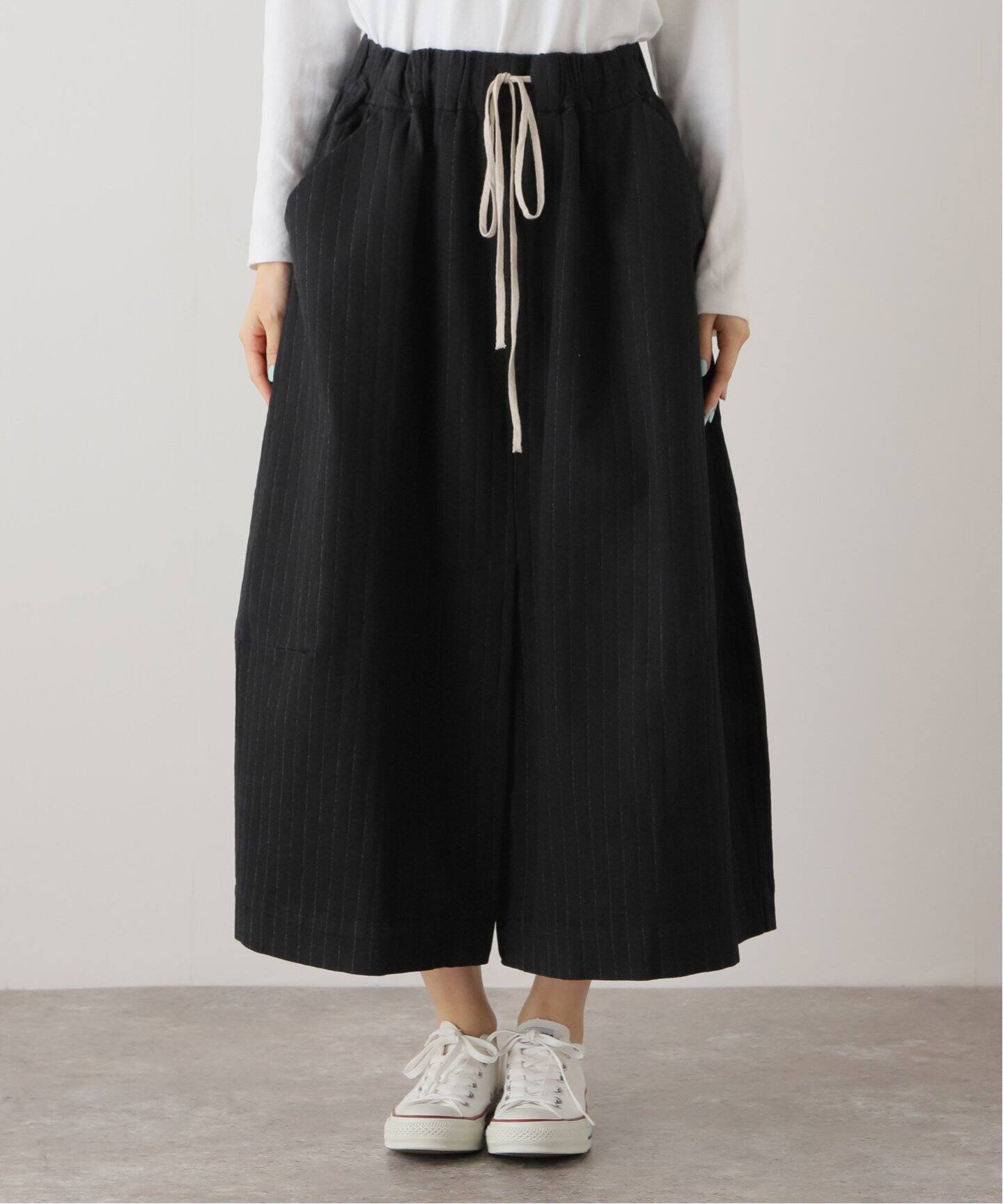 album di famiglia/アルバム ディ ファミリア】 PINSTRIPED SKIRT  