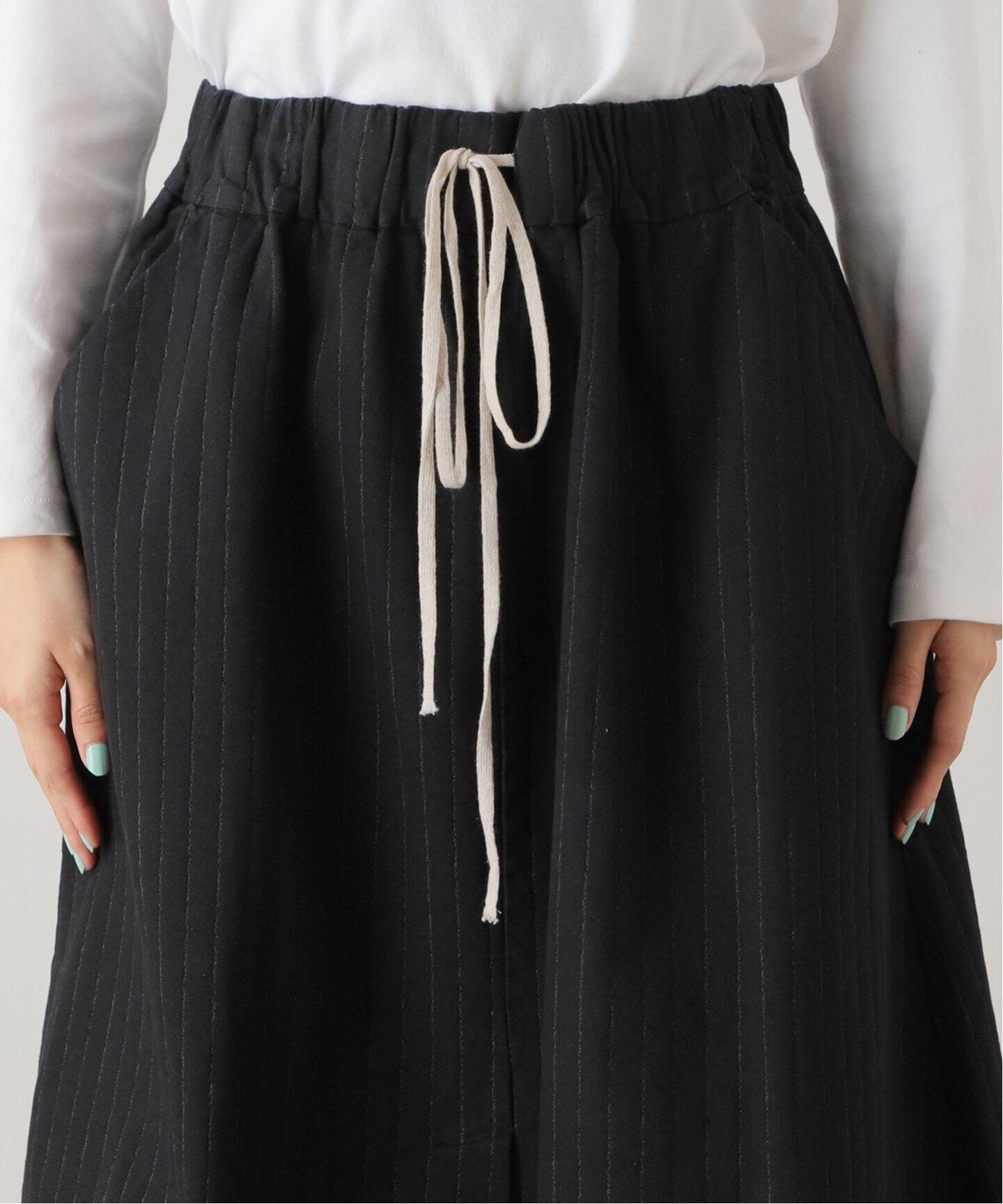 album di famiglia/アルバム ディ ファミリア】 PINSTRIPED SKIRT  