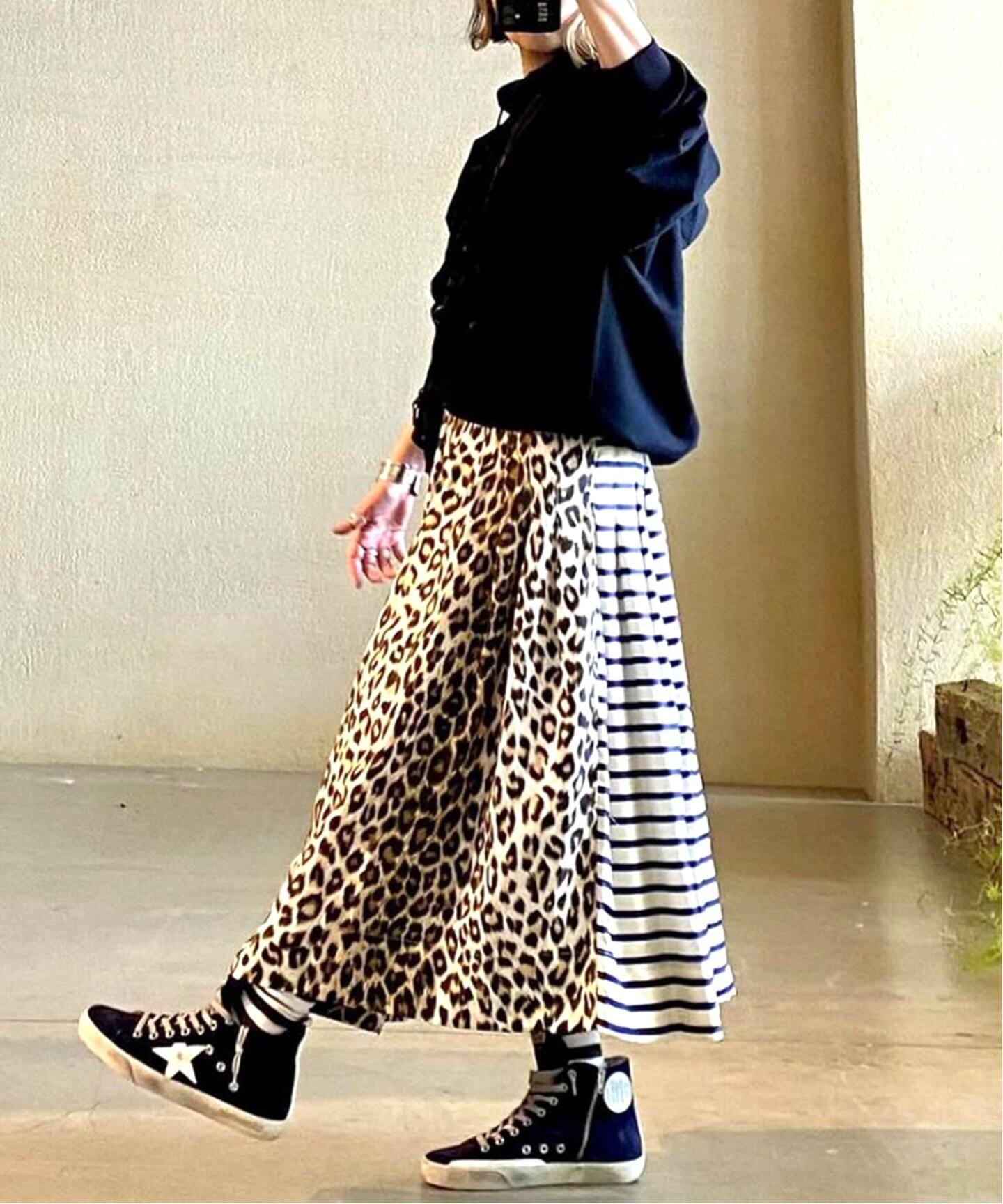 LA PRESTIC OUISTON / ラ プレスティック ウィストン】 GATHER SKIRT  