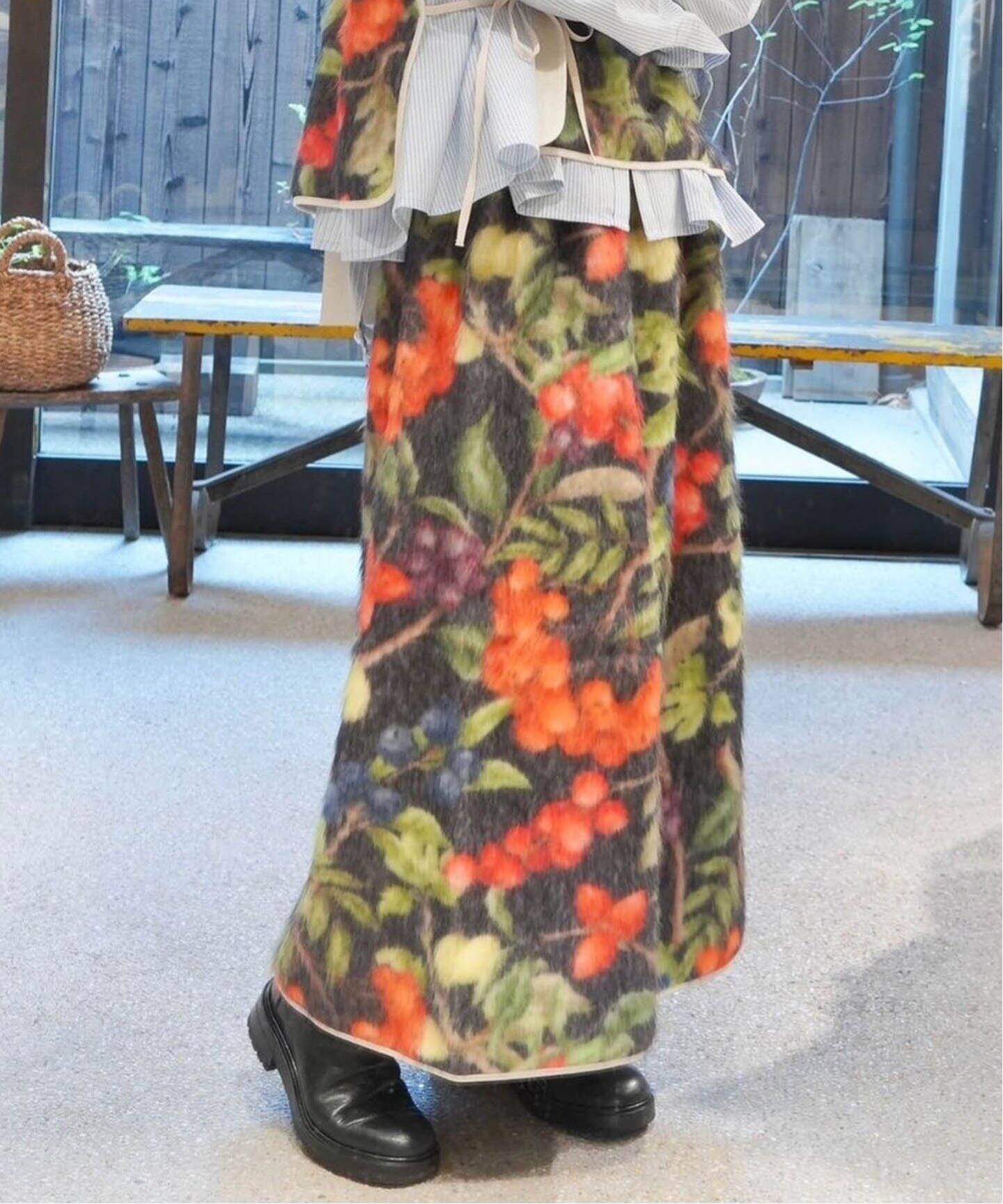 ELEPH / エレフ】FLORAL SKIRT（ロング・マキシ丈スカート）｜journal 