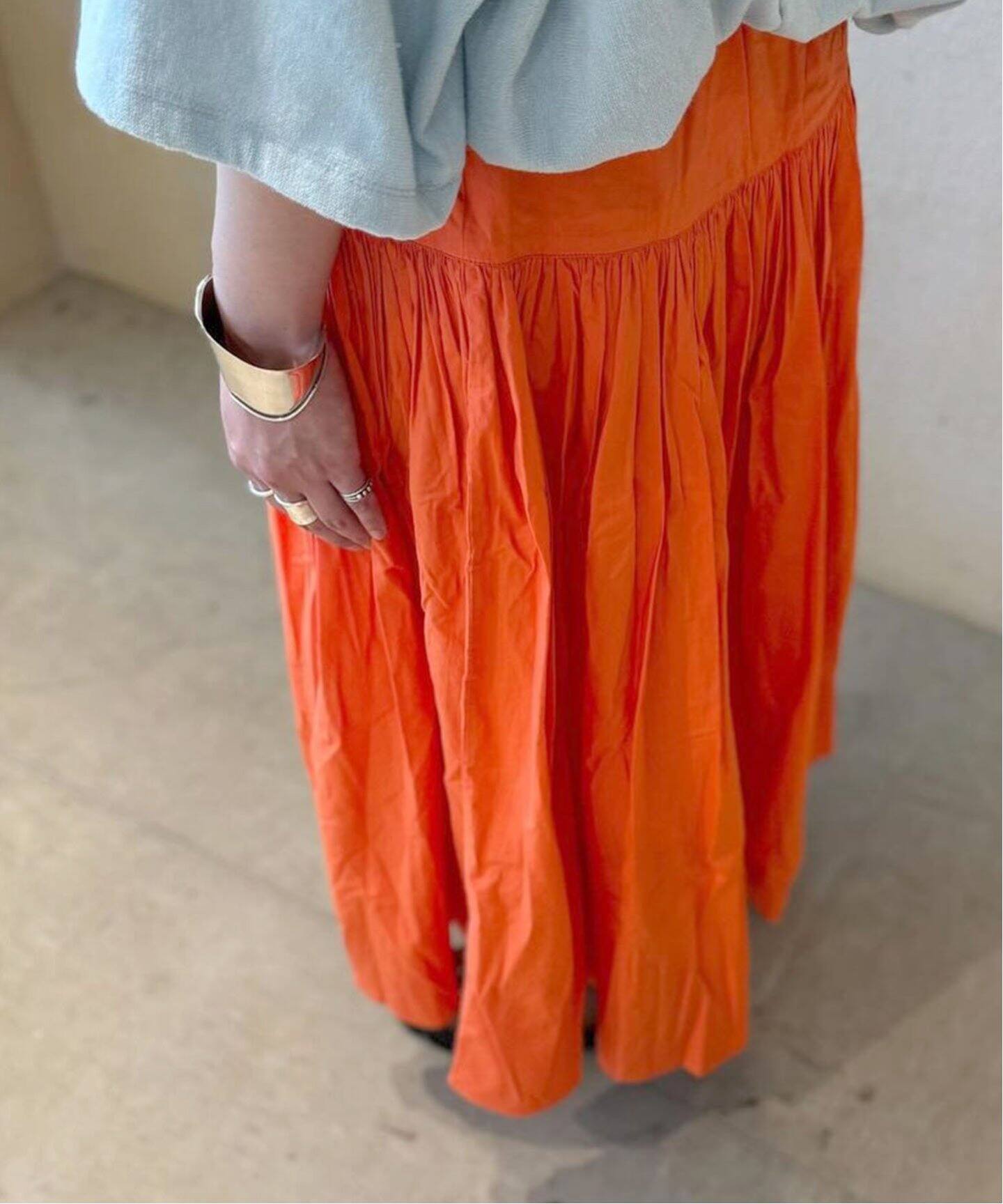 【新品】WAAC ニットスカート　インナーパンツ付き　オレンジ mode-9149_00.jpg?basethum=225