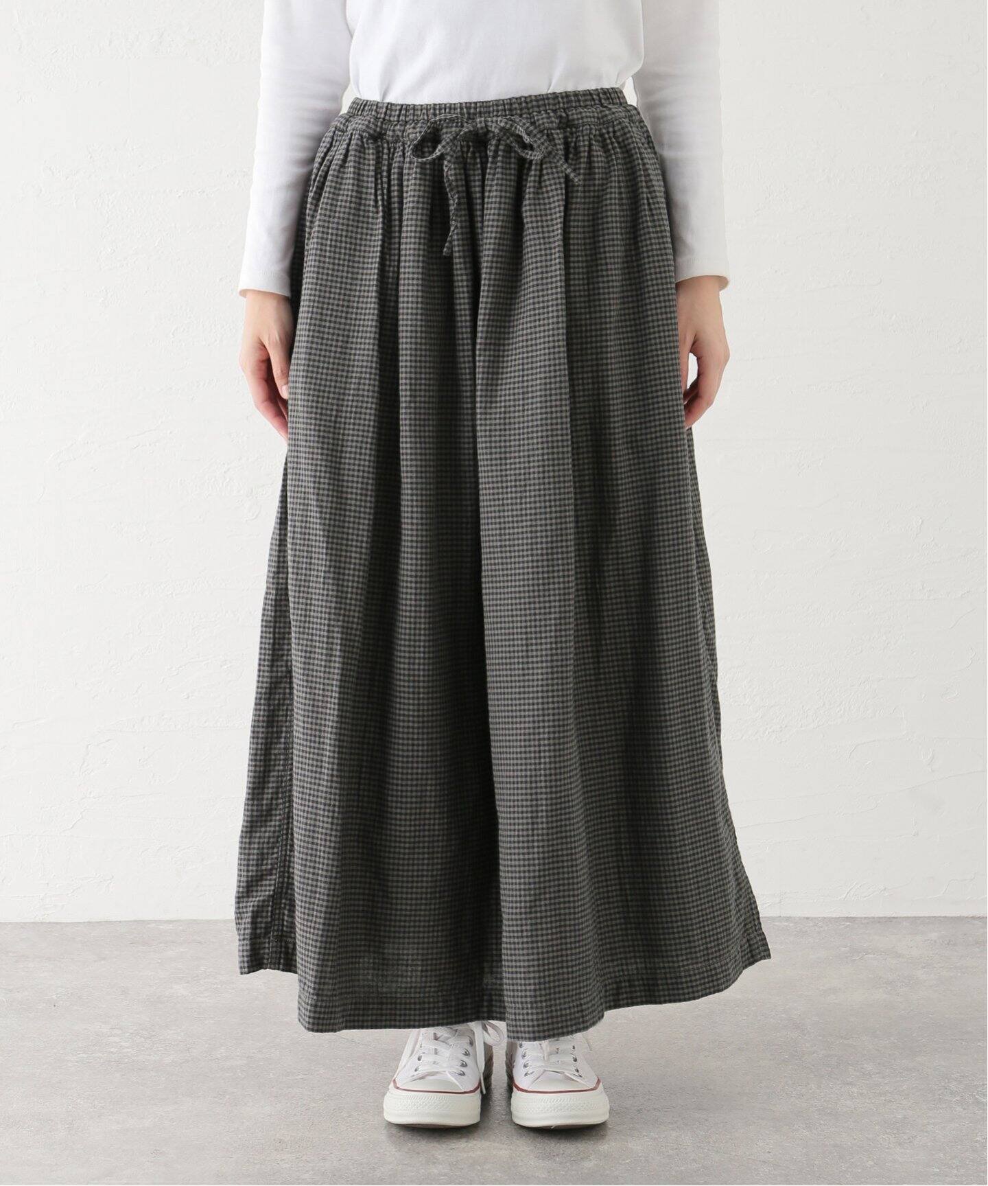 ARMEN/アーメン】CHECK EASY GATHERED SKIRT（その他スカート  
