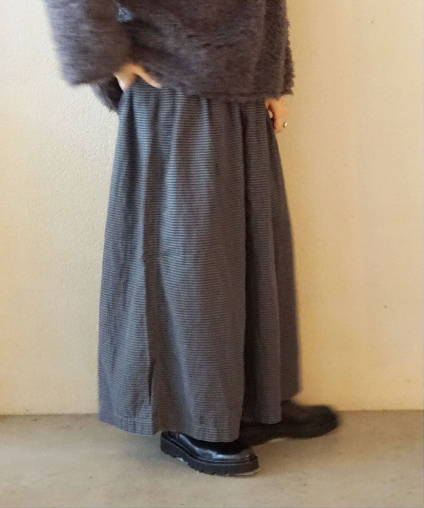 ARMEN/アーメン】CHECK EASY GATHERED SKIRT（その他スカート  