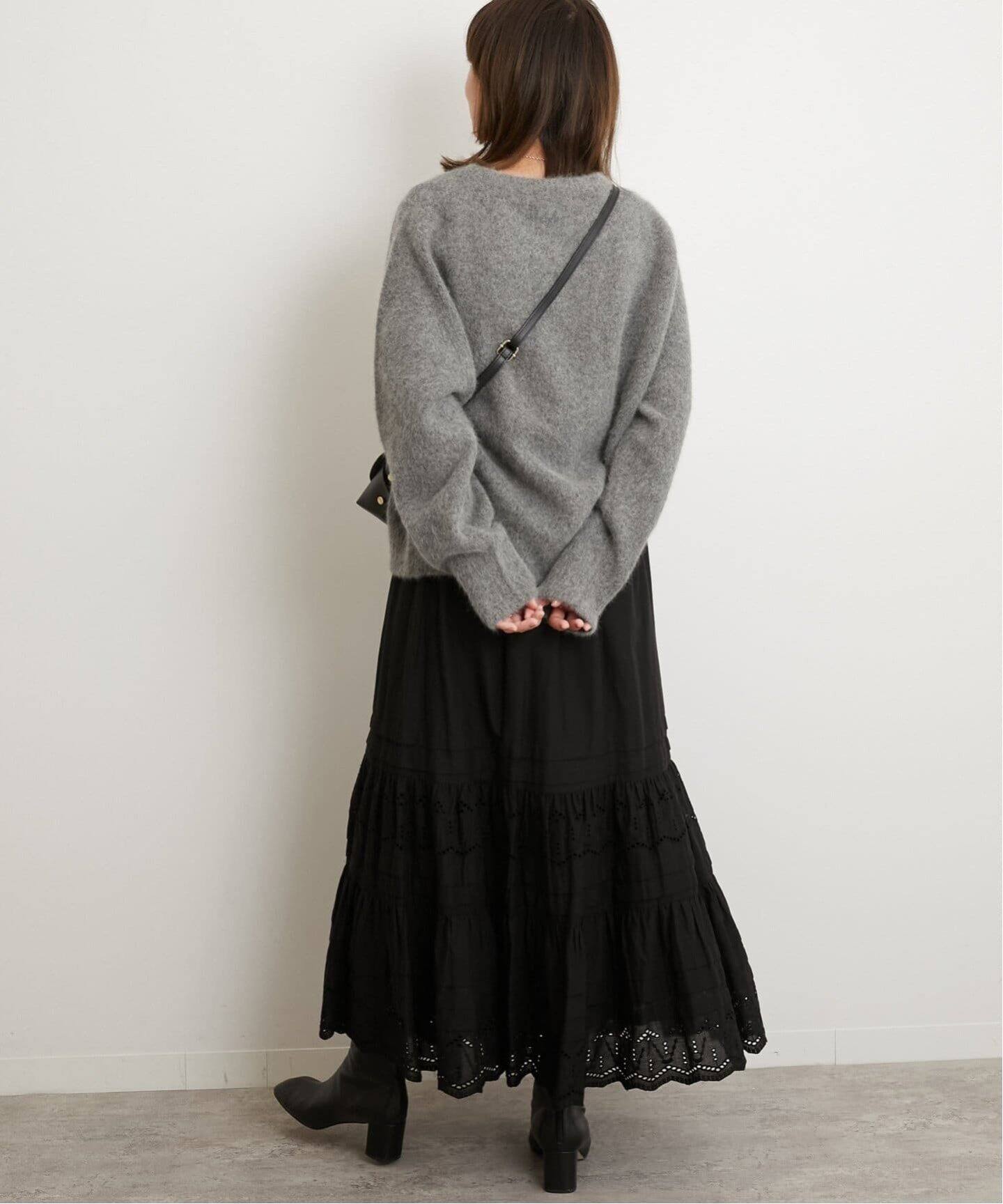 JOURNALSTANDARDrelumeコットンボイルタック刺繍ロングスカート WEB限定追加3》コットンボイルタック刺繍ロングスカート（ロング