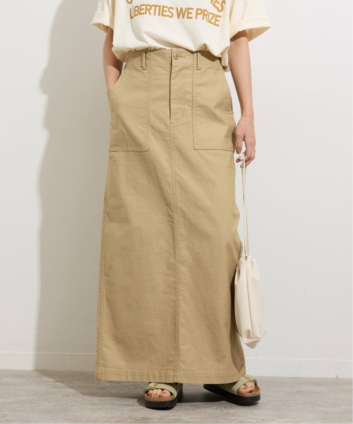 追加》ベイカースカート（ロング・マキシ丈スカート）｜JOURNAL  