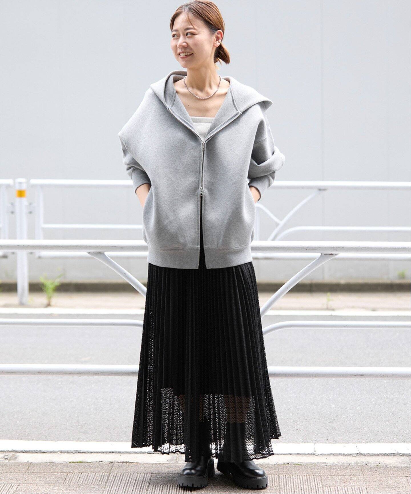 レースプリーツスカート（ロング・マキシ丈スカート）｜JOURNAL  