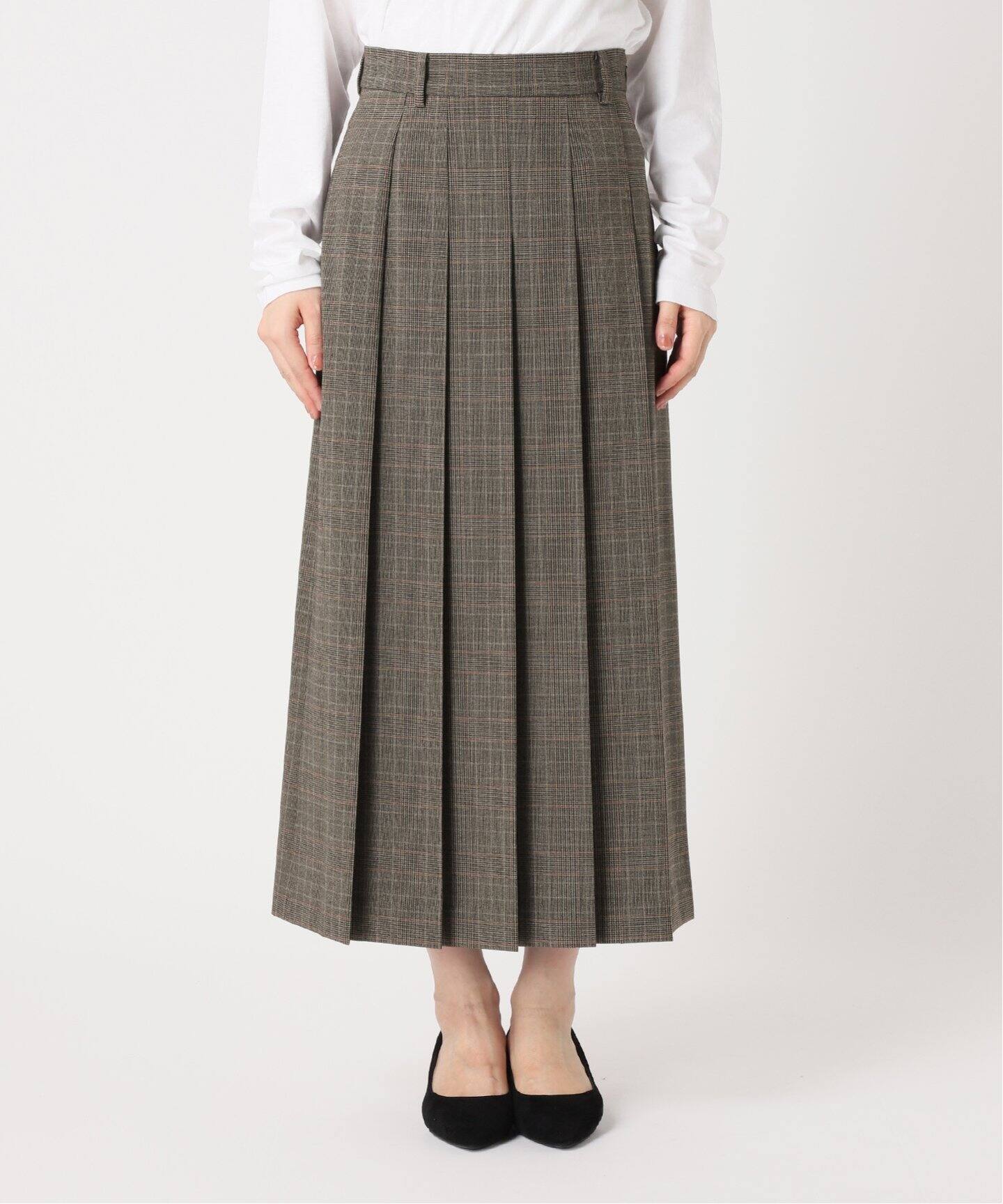 チェックプリーツスカート（ロング・マキシ丈スカート）｜JOURNAL  