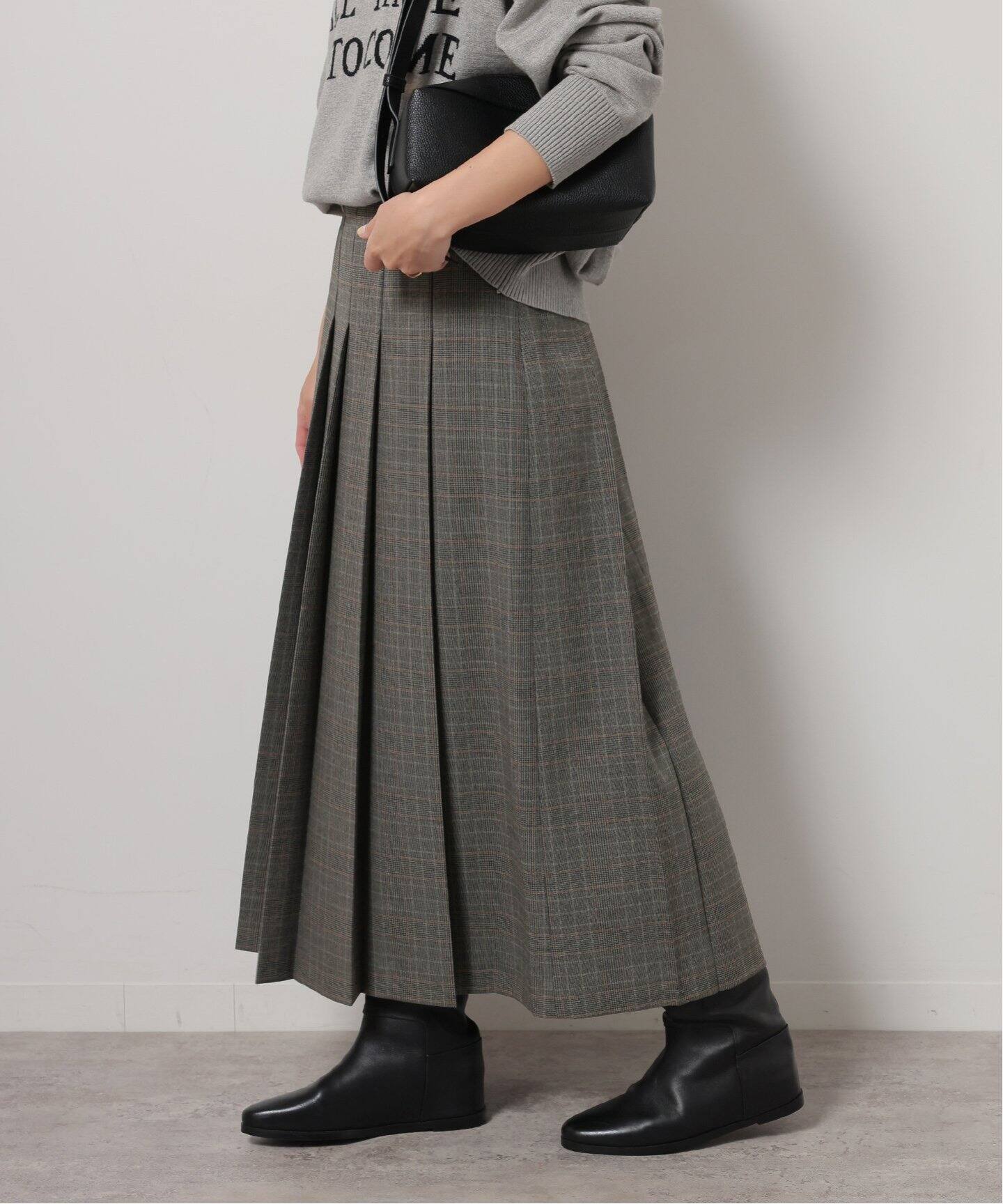 チェックプリーツスカート（ロング・マキシ丈スカート）｜JOURNAL  