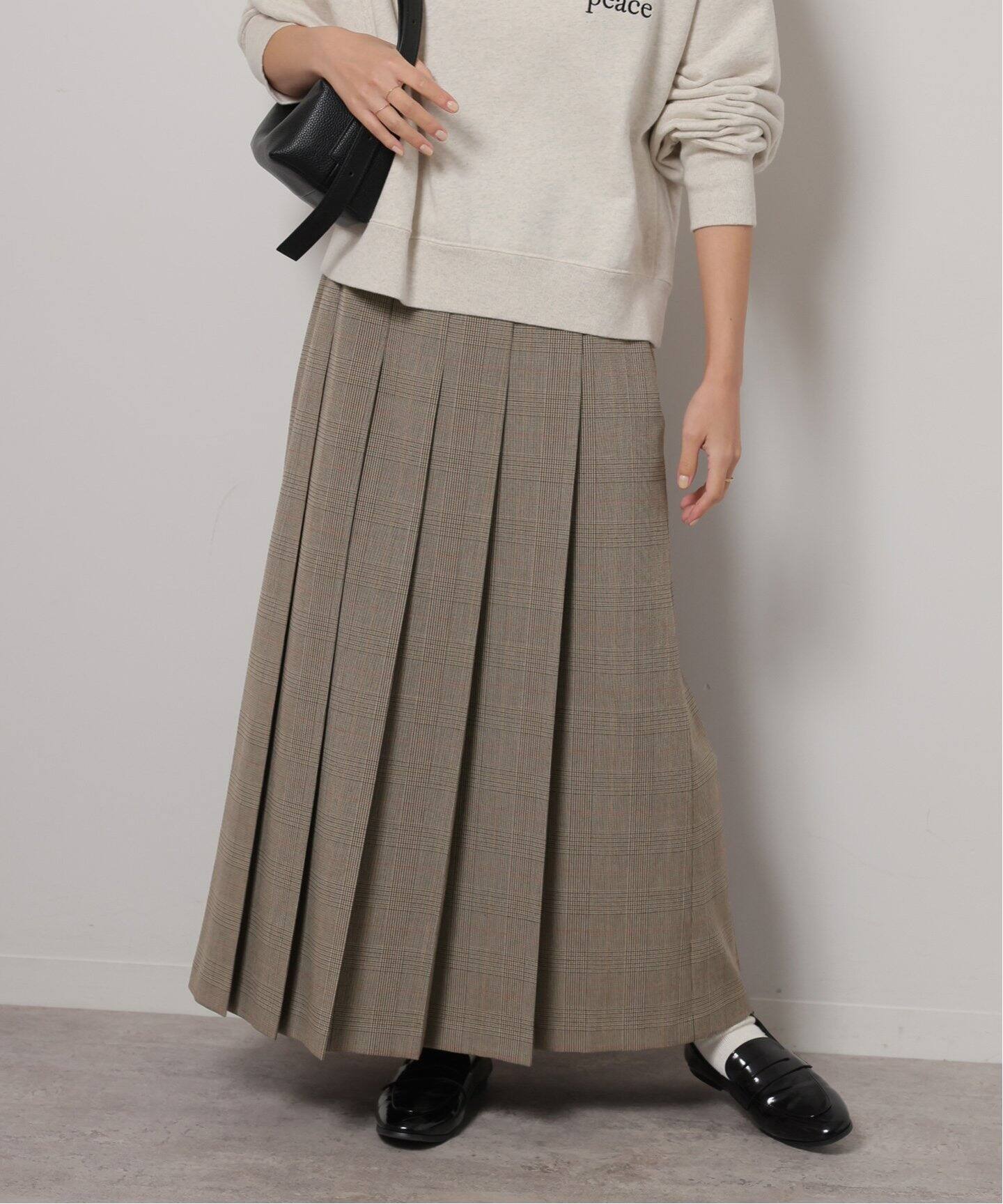 チェックプリーツスカート（ロング・マキシ丈スカート）｜JOURNAL  