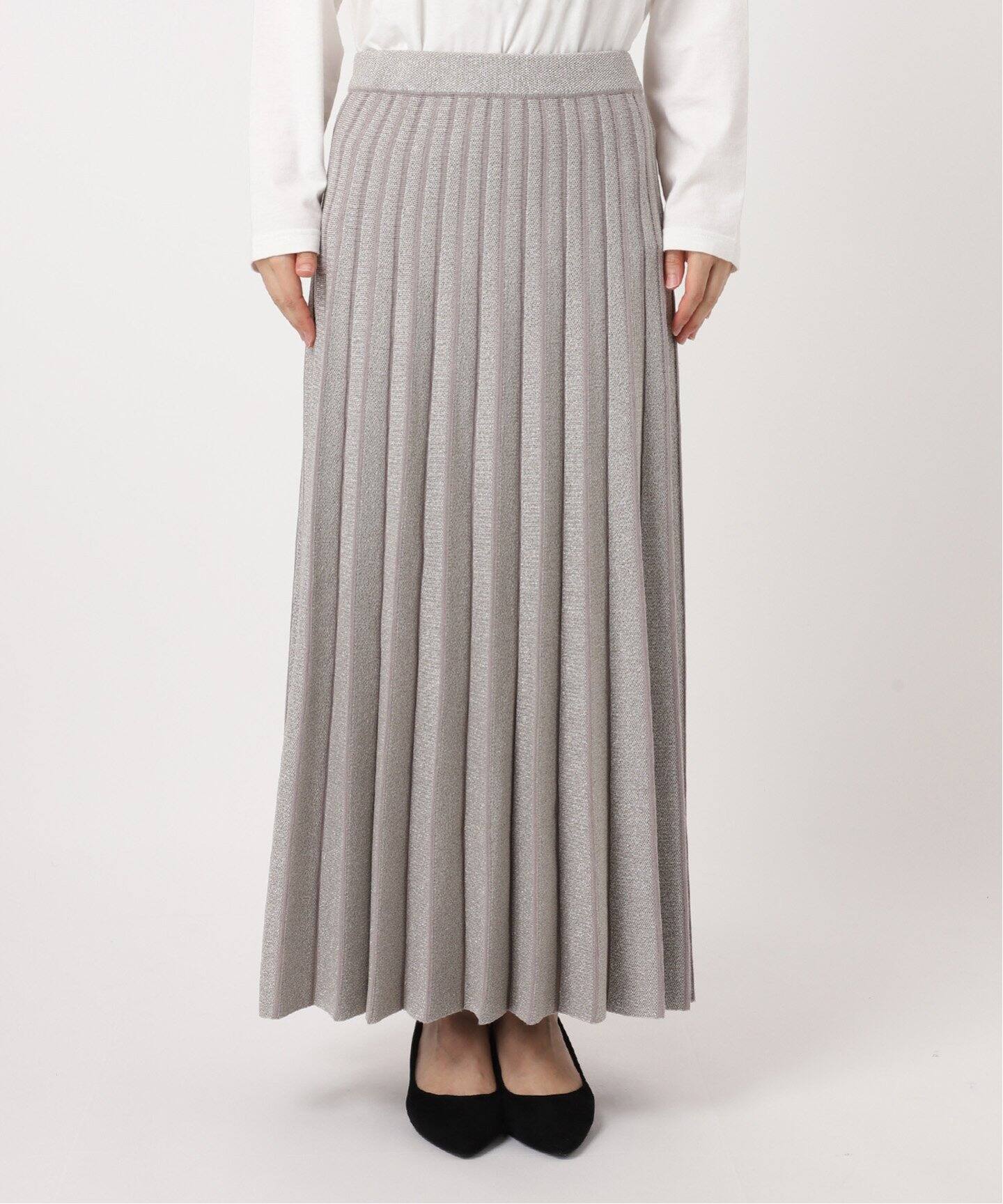 WEB限定》【TORRAZZO DONNA】Lame mixed リーバーシブルスカート  