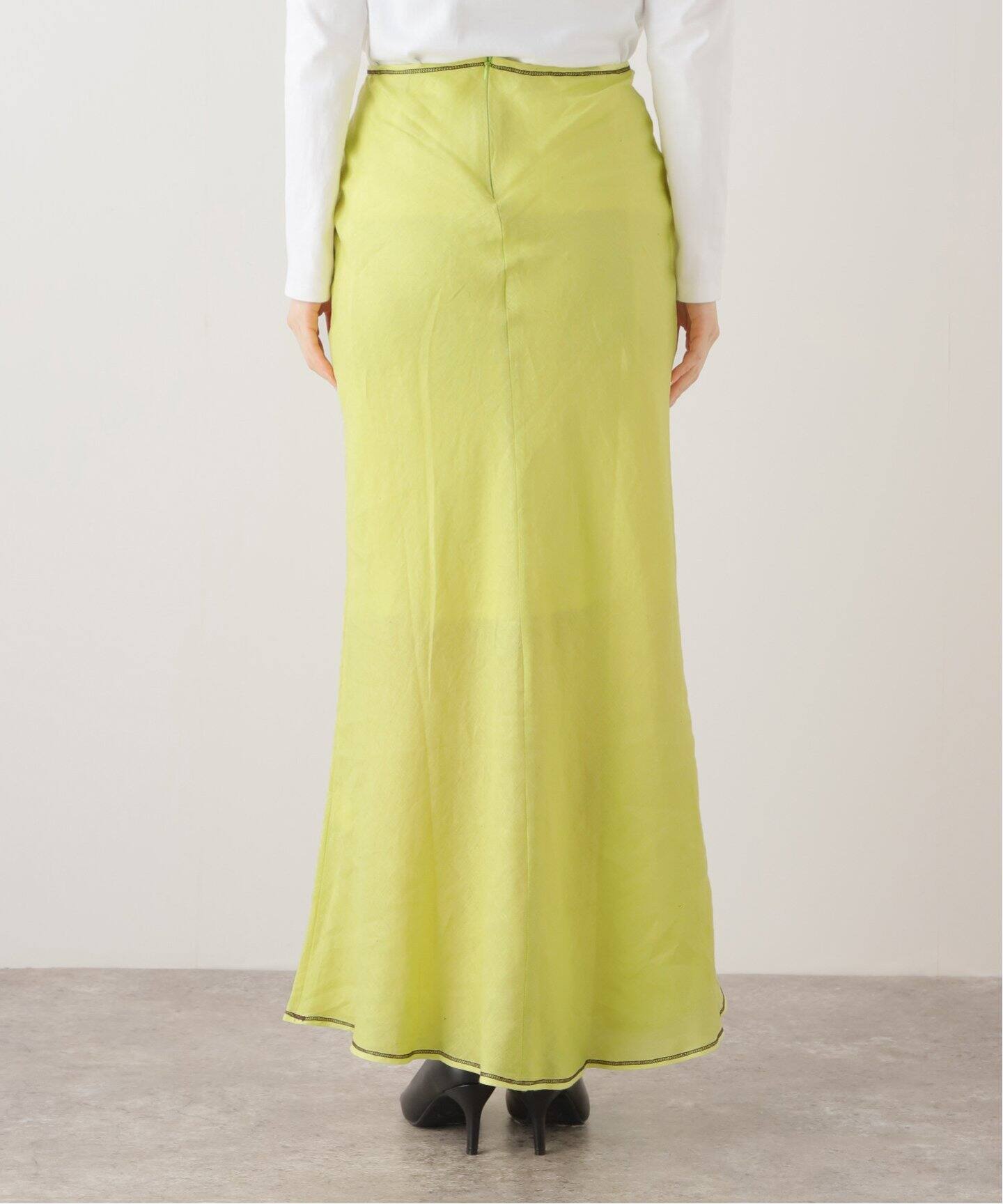 BASERANGE/ベースレンジ】DYDINE FITTED SKIRT（ロング・マキシ丈  