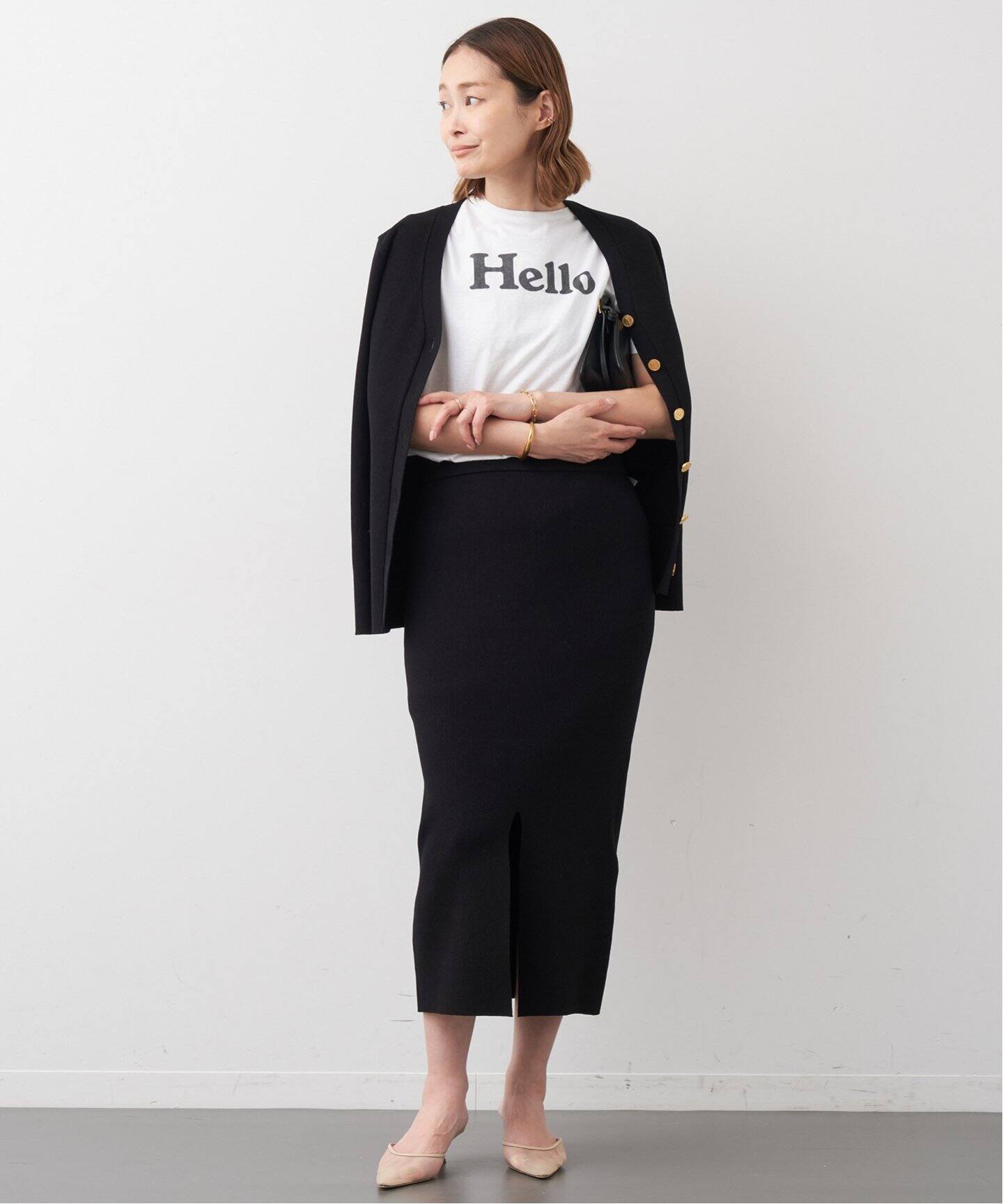 新品タグ付き Deuxieme Classe diner rib タイトスカート