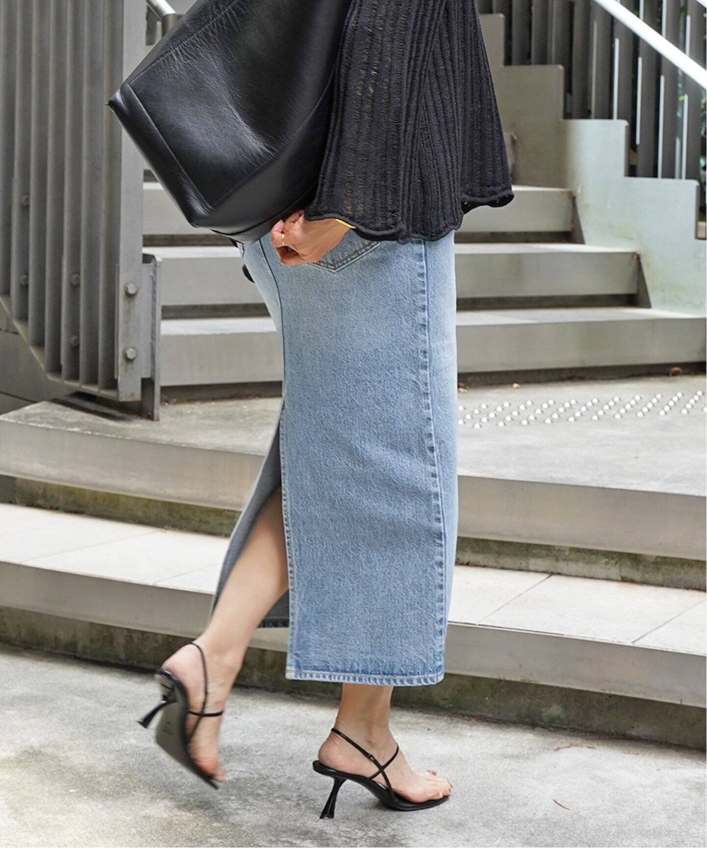 DENIM W Slit スカート（デニムスカート）｜Deuxieme Classe  