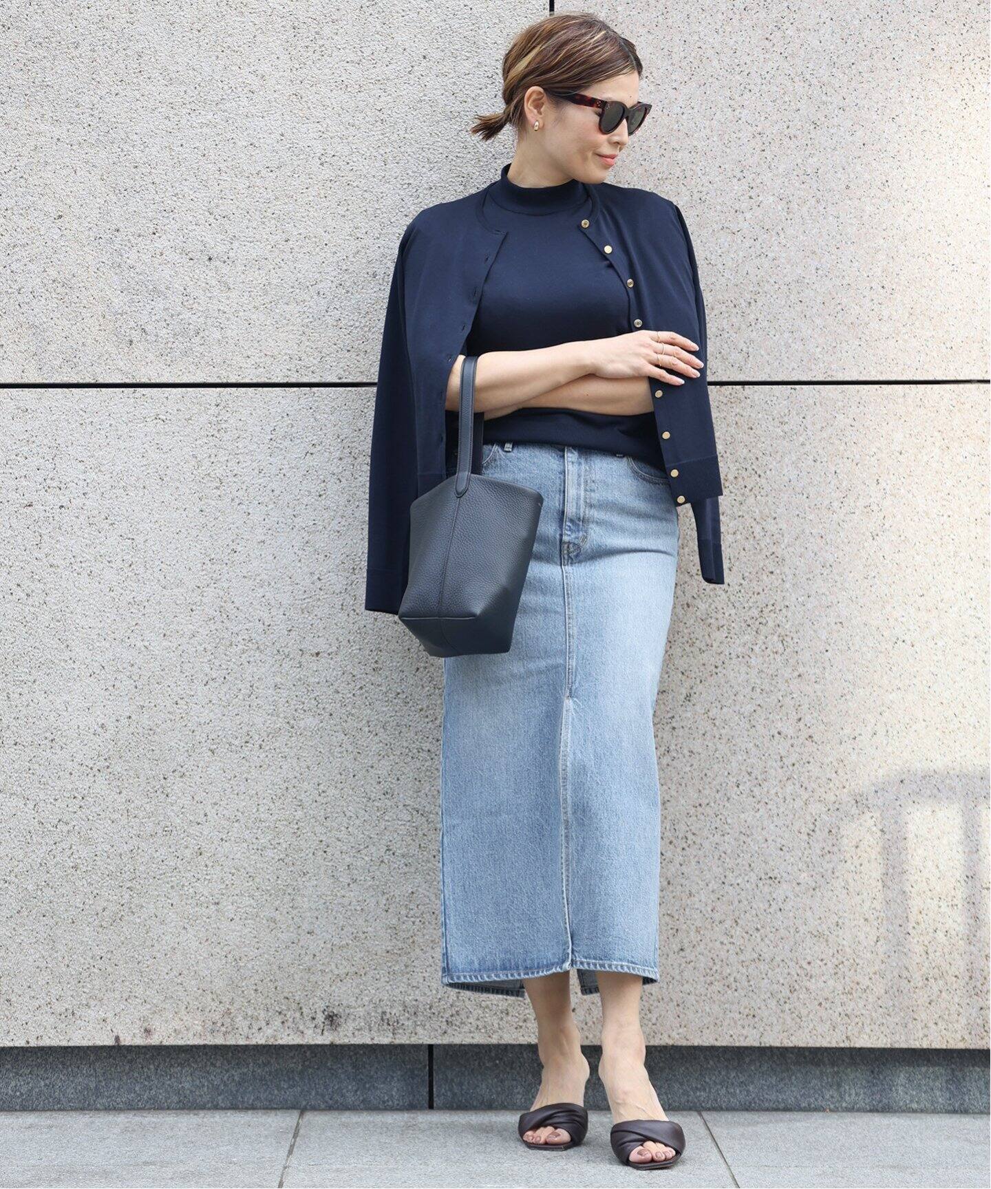 DENIM W Slit スカート（デニムスカート）｜Deuxieme Classe 