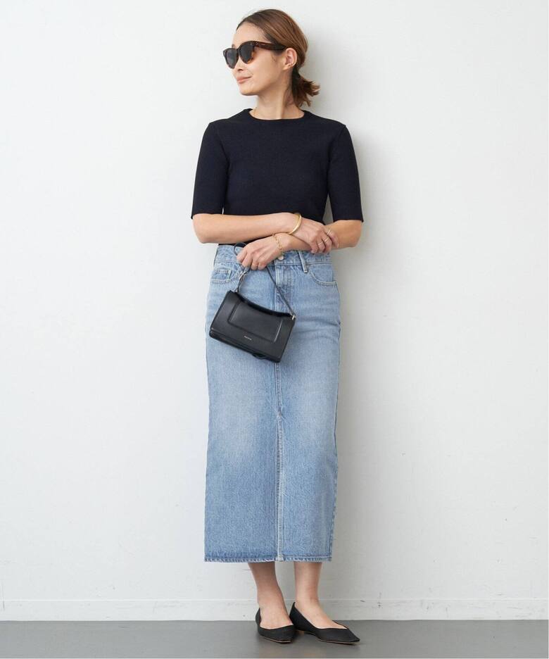 DENIM W Slit スカート（デニムスカート）｜Deuxieme Classe 