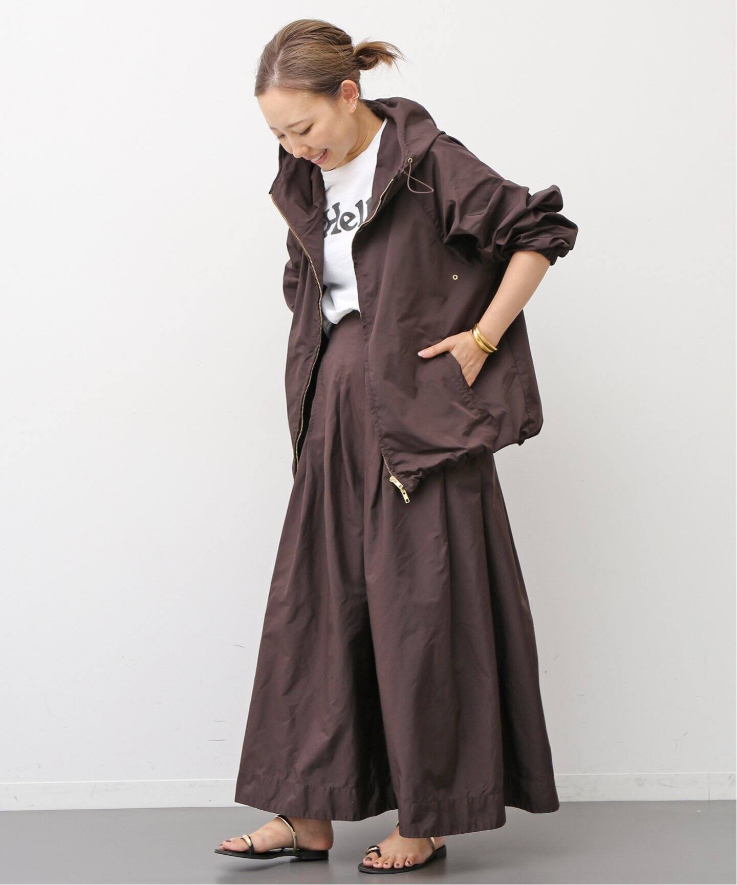 WASHED TUCK スカート（ロング・マキシ丈スカート）｜Deuxieme Classe 