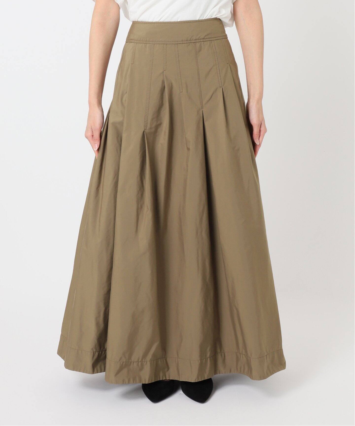 WASHED TUCK スカート（ロング・マキシ丈スカート）｜Deuxieme Classe 