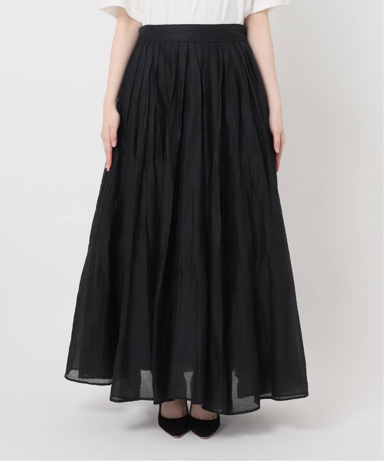 MARILYN MOON/マリリンムーン】 TUCK TECHNIGUE SHEER SKIRT（ロング 