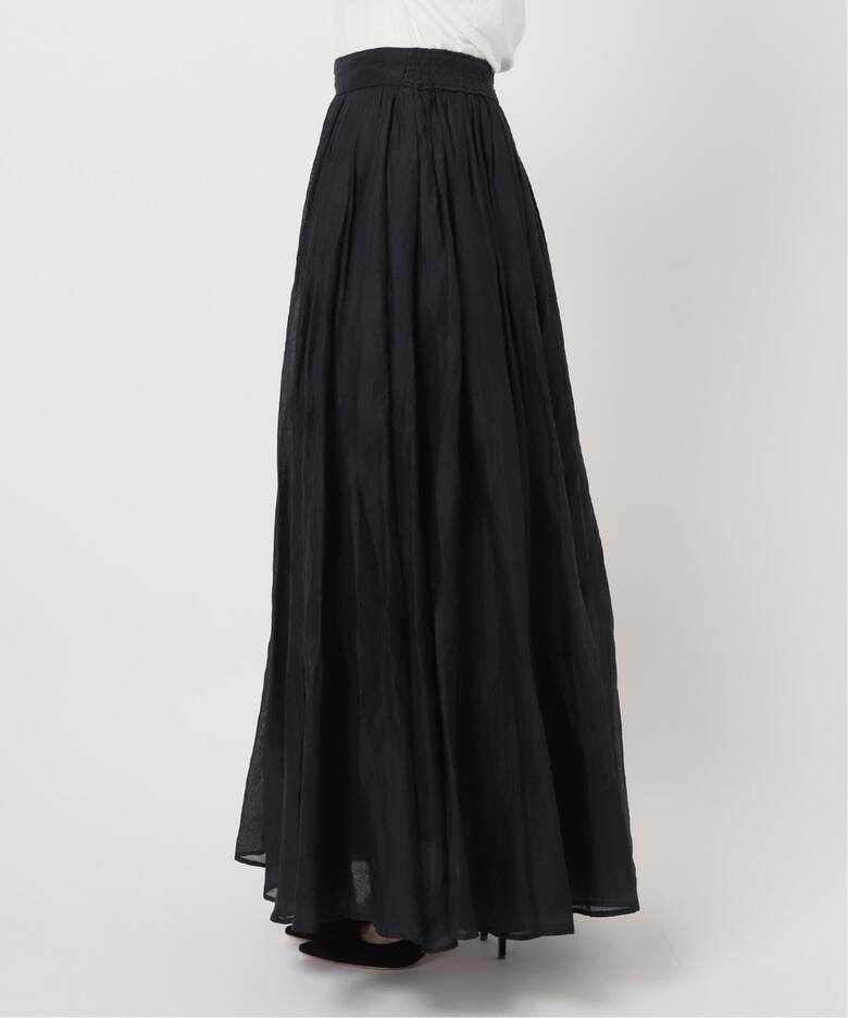 MARILYN MOON/マリリンムーン】 TUCK TECHNIGUE SHEER SKIRT（ロング 