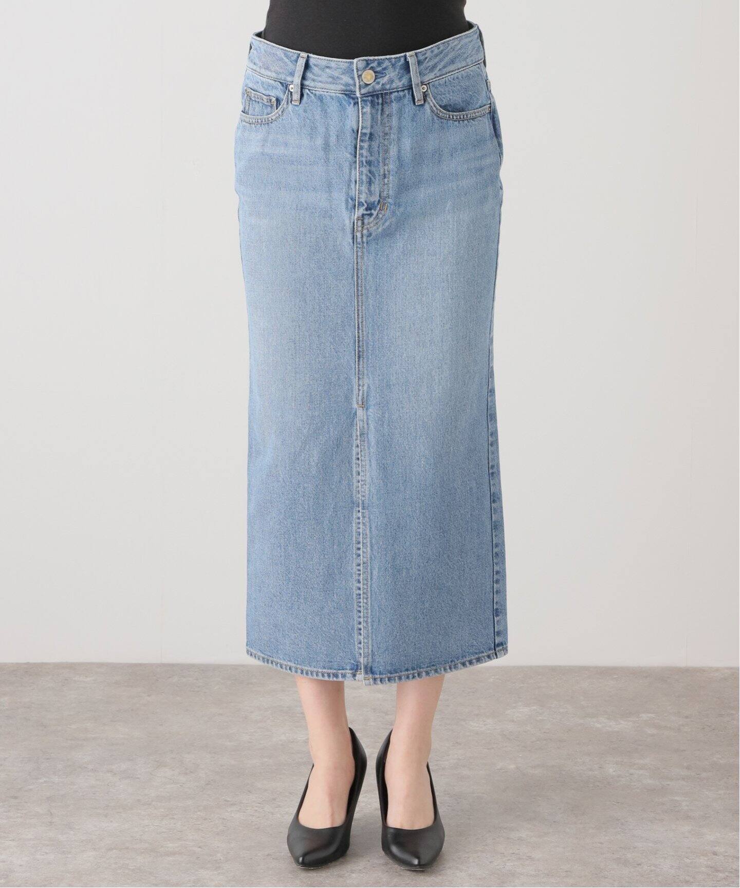 DENIM W Slit スカート（デニムスカート）｜MUSE de Deuxieme Classe  