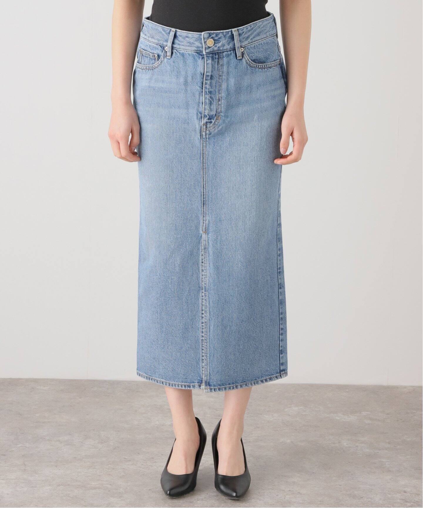 DENIM W Slit スカート（デニムスカート）｜MUSE de Deuxieme Classe  