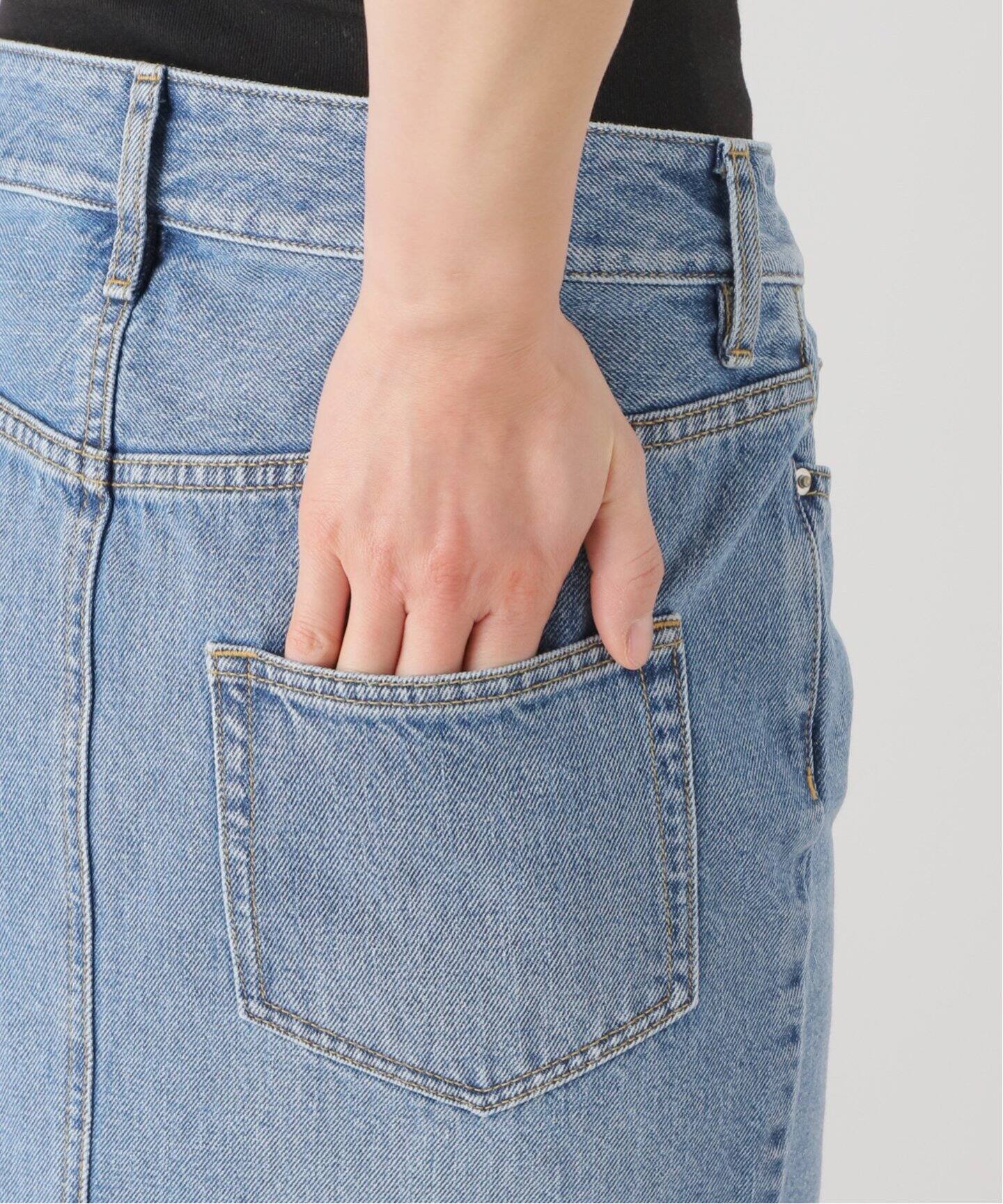 DENIM W Slit スカート（デニムスカート）｜MUSE de Deuxieme Classe  