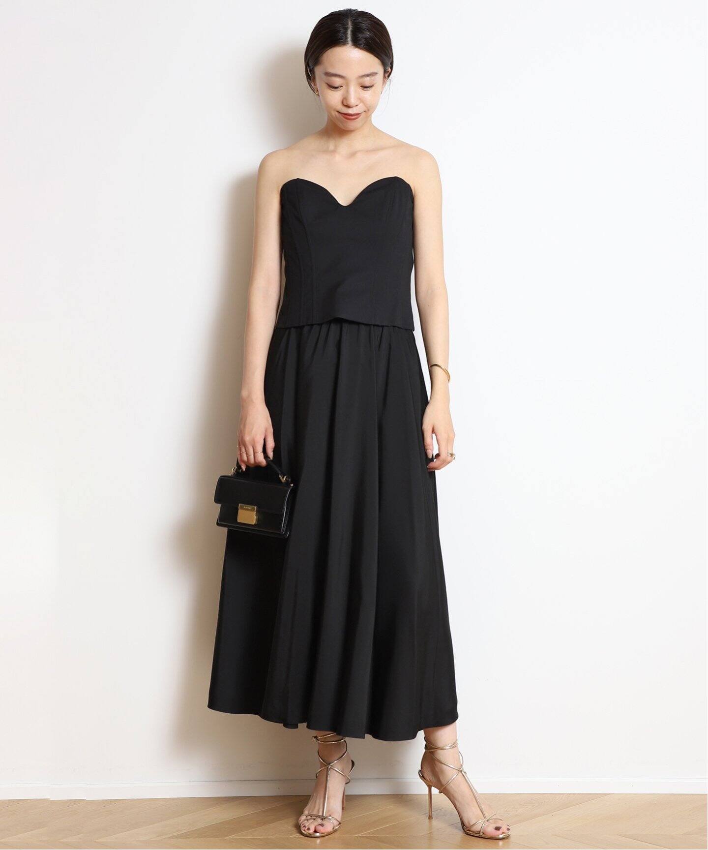 Deuxieme Classeドゥーズィエムクラス TEXリブスカート モカ（EVERYDAY  