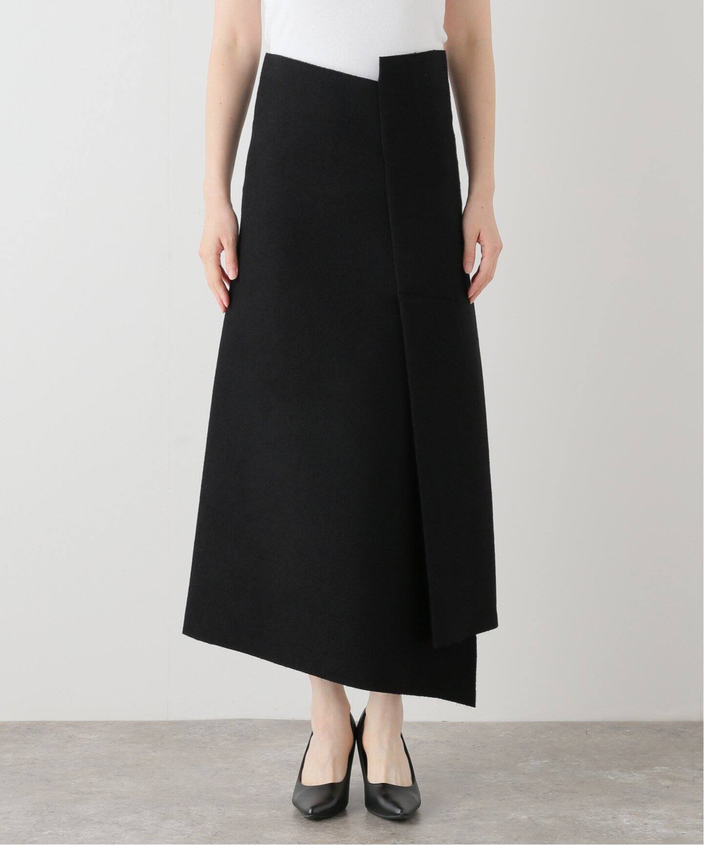 GIA STUDIOS/ジア ストゥディオス】 ASYMMETRY スカート（ロング  