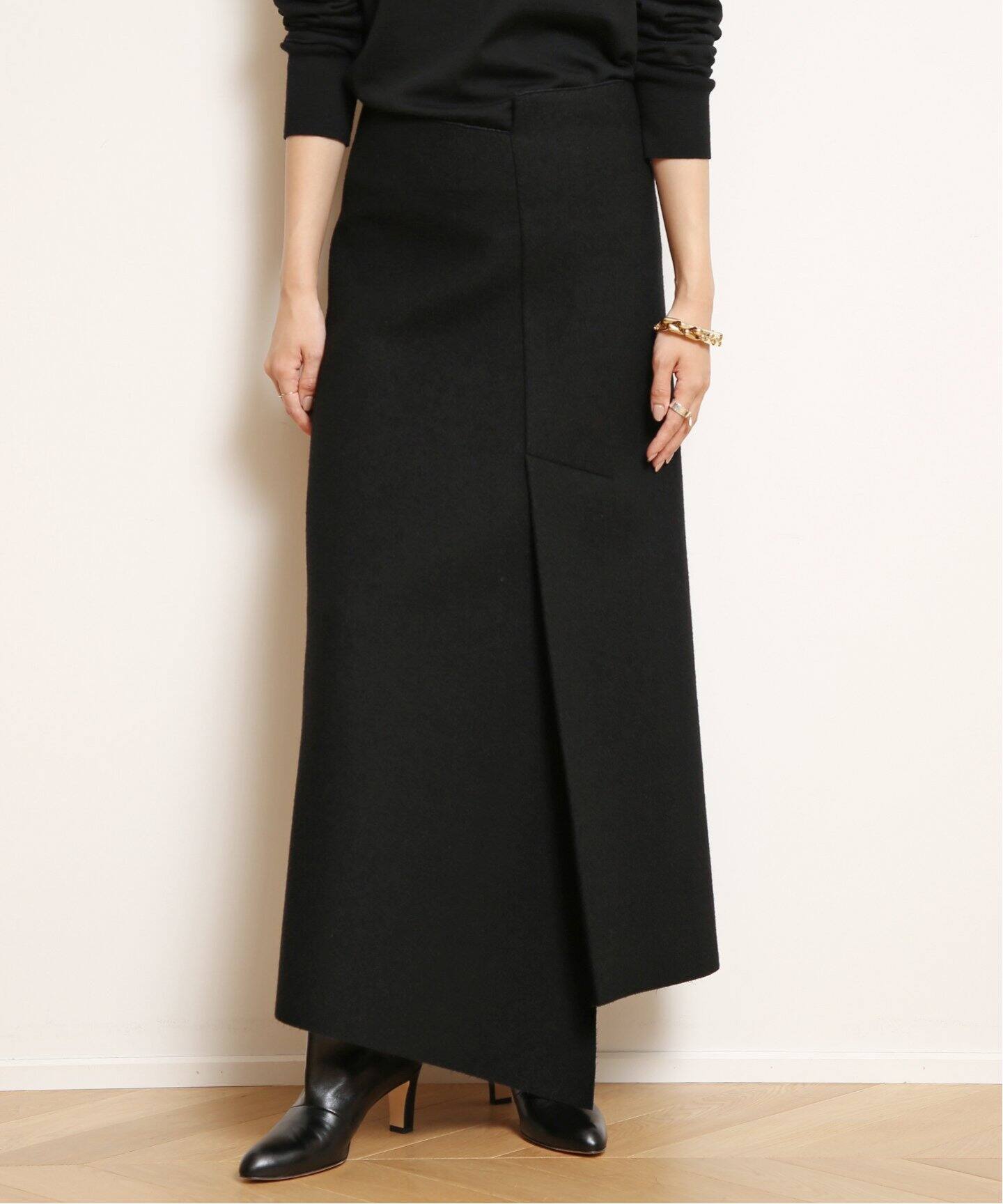 GIA STUDIOS/ジア ストゥディオス】 ASYMMETRY スカート（ロング  