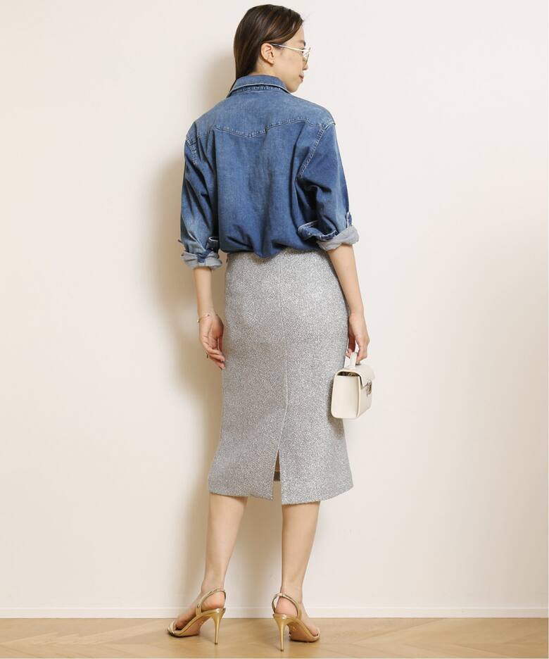 MADISONBLUE/マディソンブルー】PENCIL LINE スカート（ひざ丈スカート  