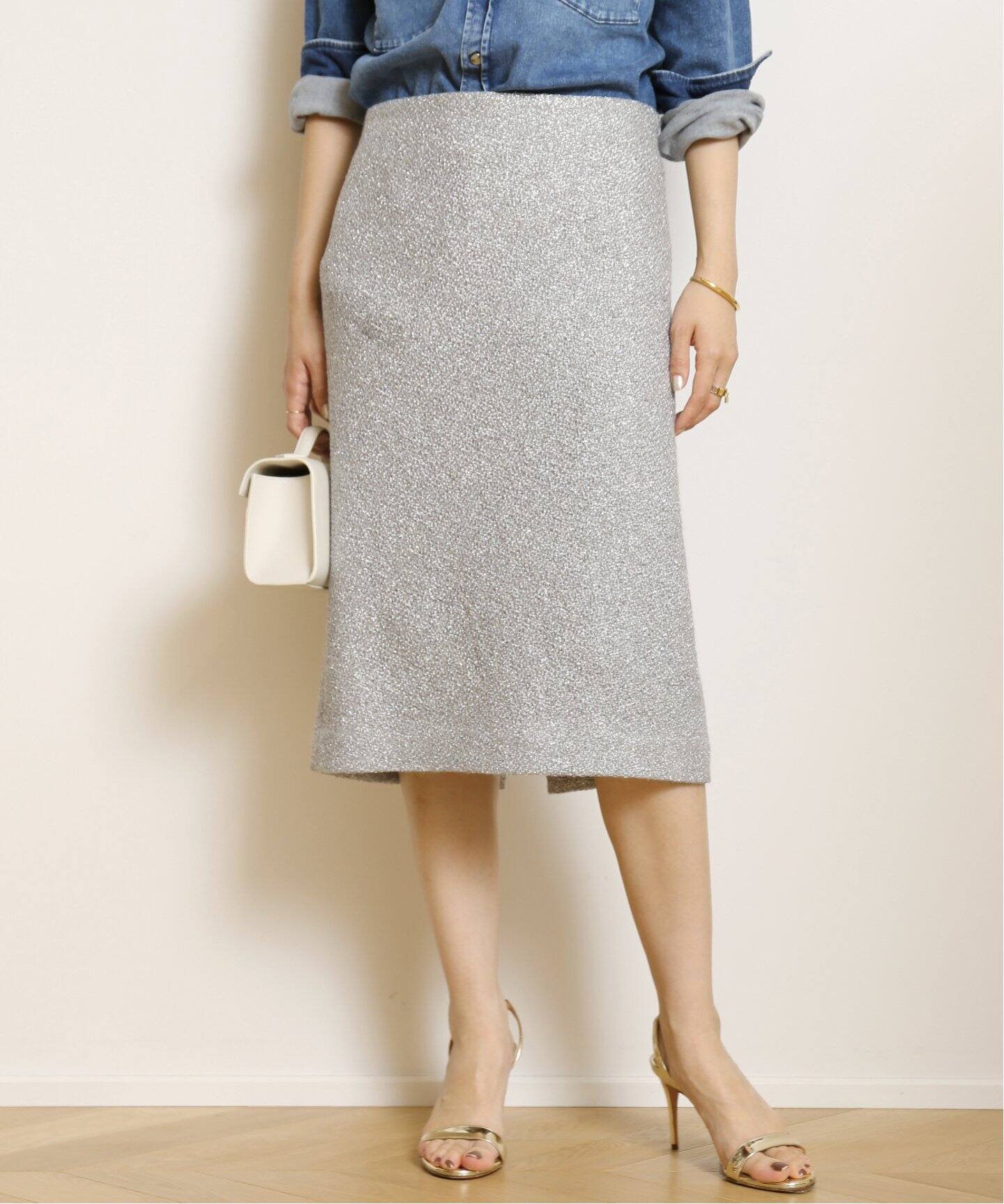 MADISONBLUE/マディソンブルー】PENCIL LINE スカート（ひざ丈スカート  