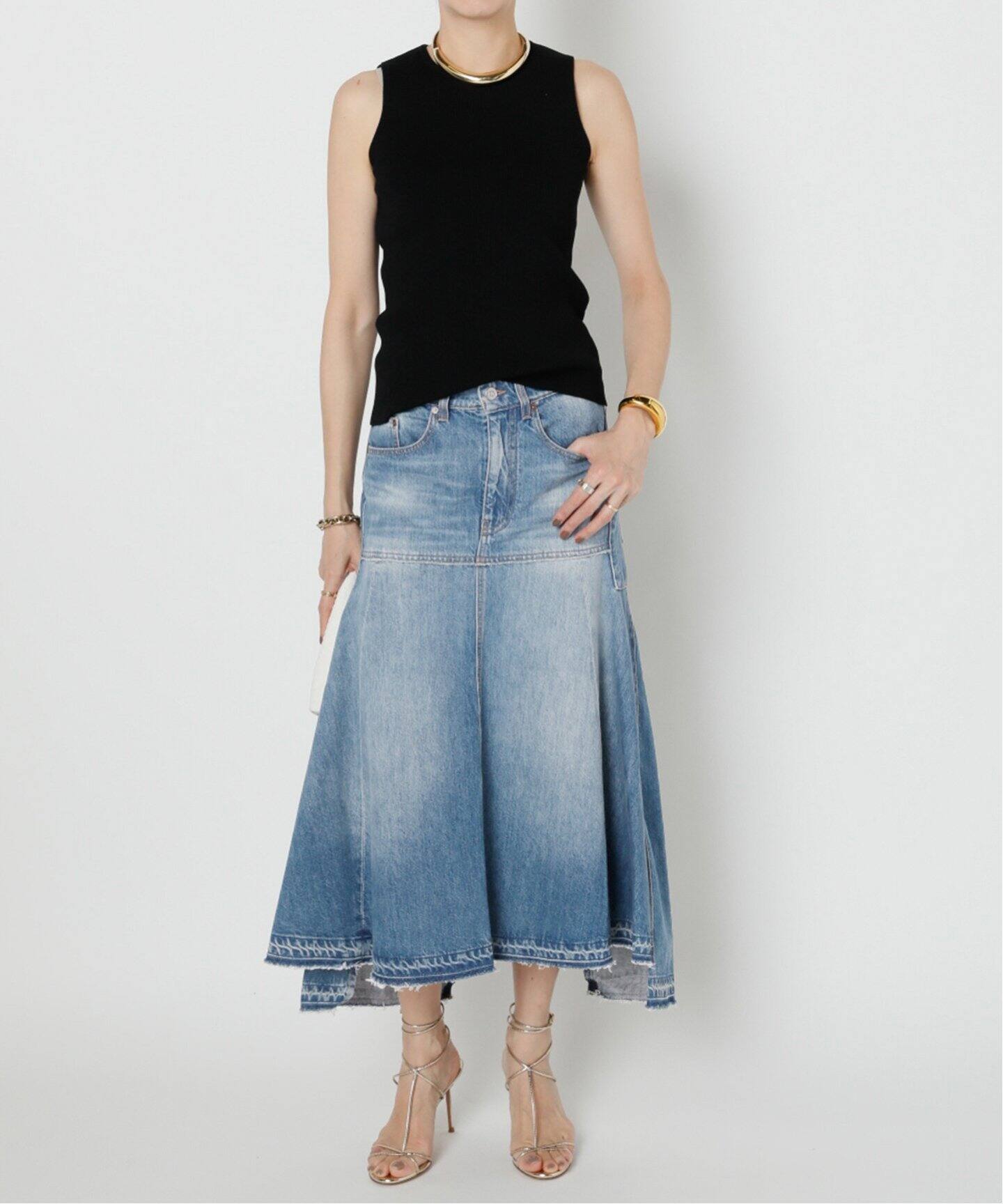 VICTORIA BECKHAM/ヴィクトリアベッカム】DENIM スカート（デニム 