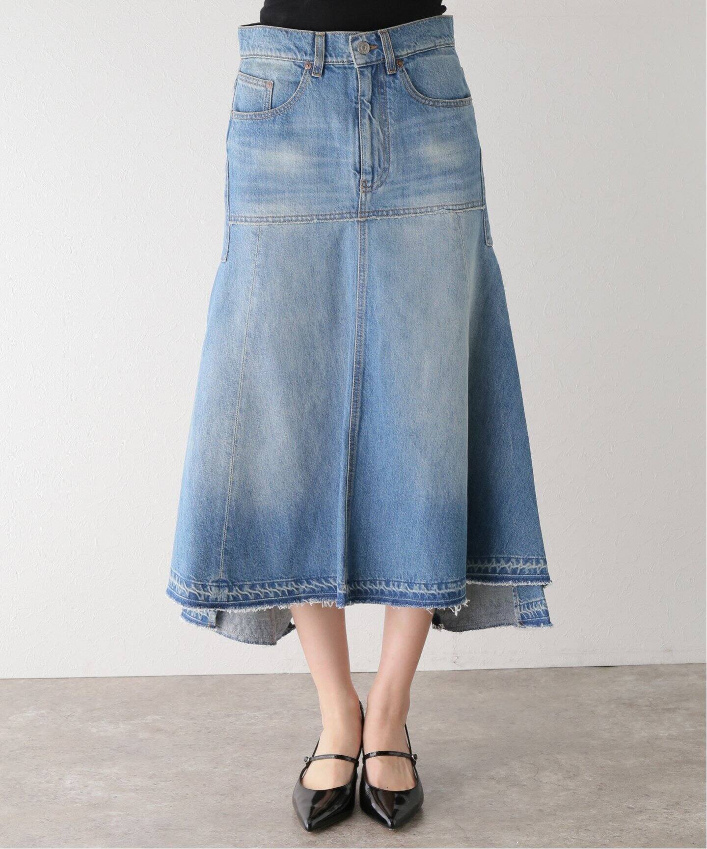 VICTORIA BECKHAM/ヴィクトリアベッカム】DENIM スカート（デニム 