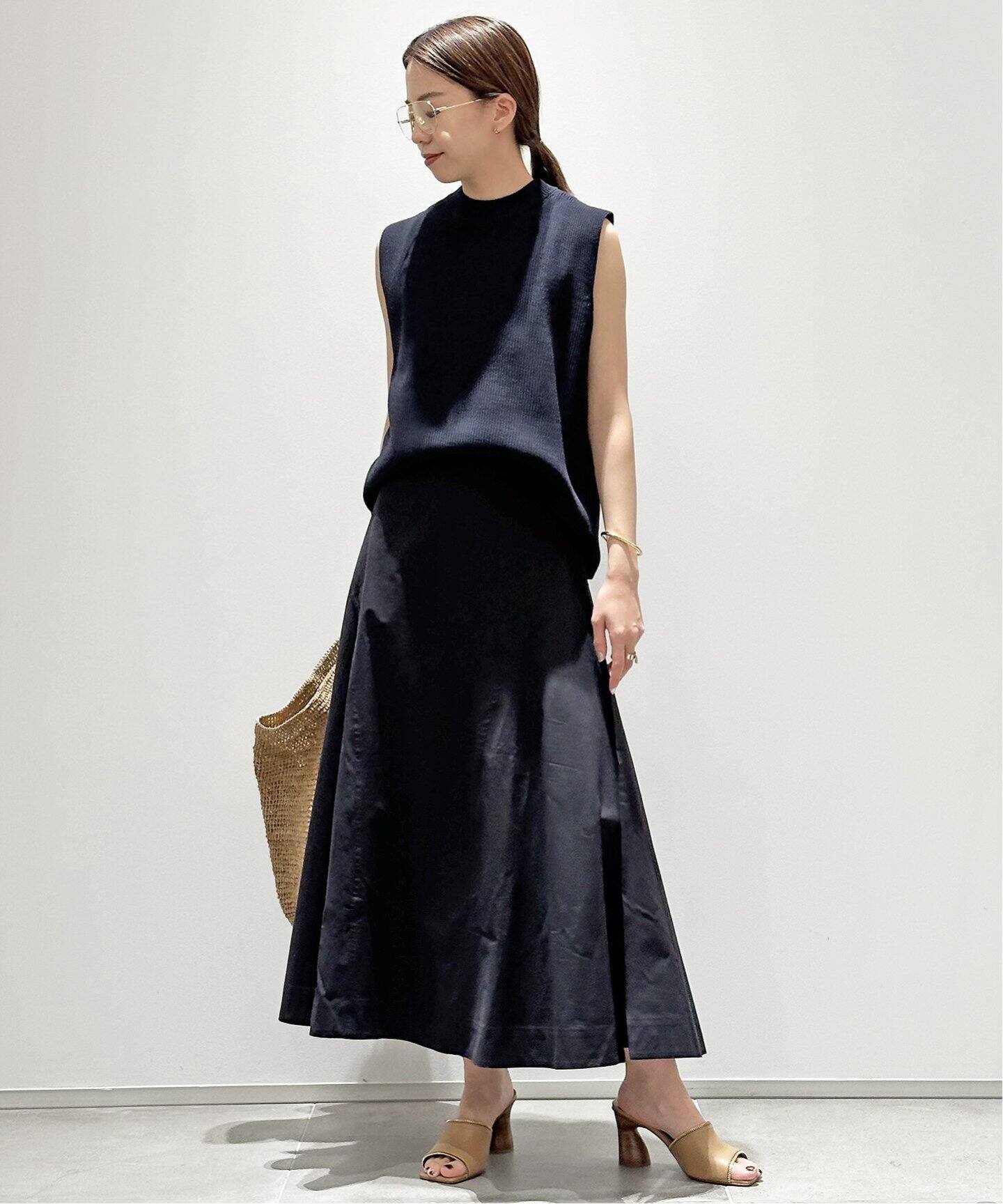 STUDIO NICHOLSON/スタジオ ニコルソン】SIDE PEPLUM スカート（ロング  