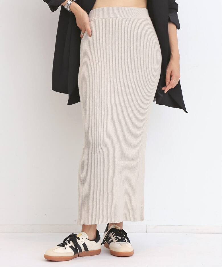 Boucle Slit Long Skirt（その他スカート）｜L 