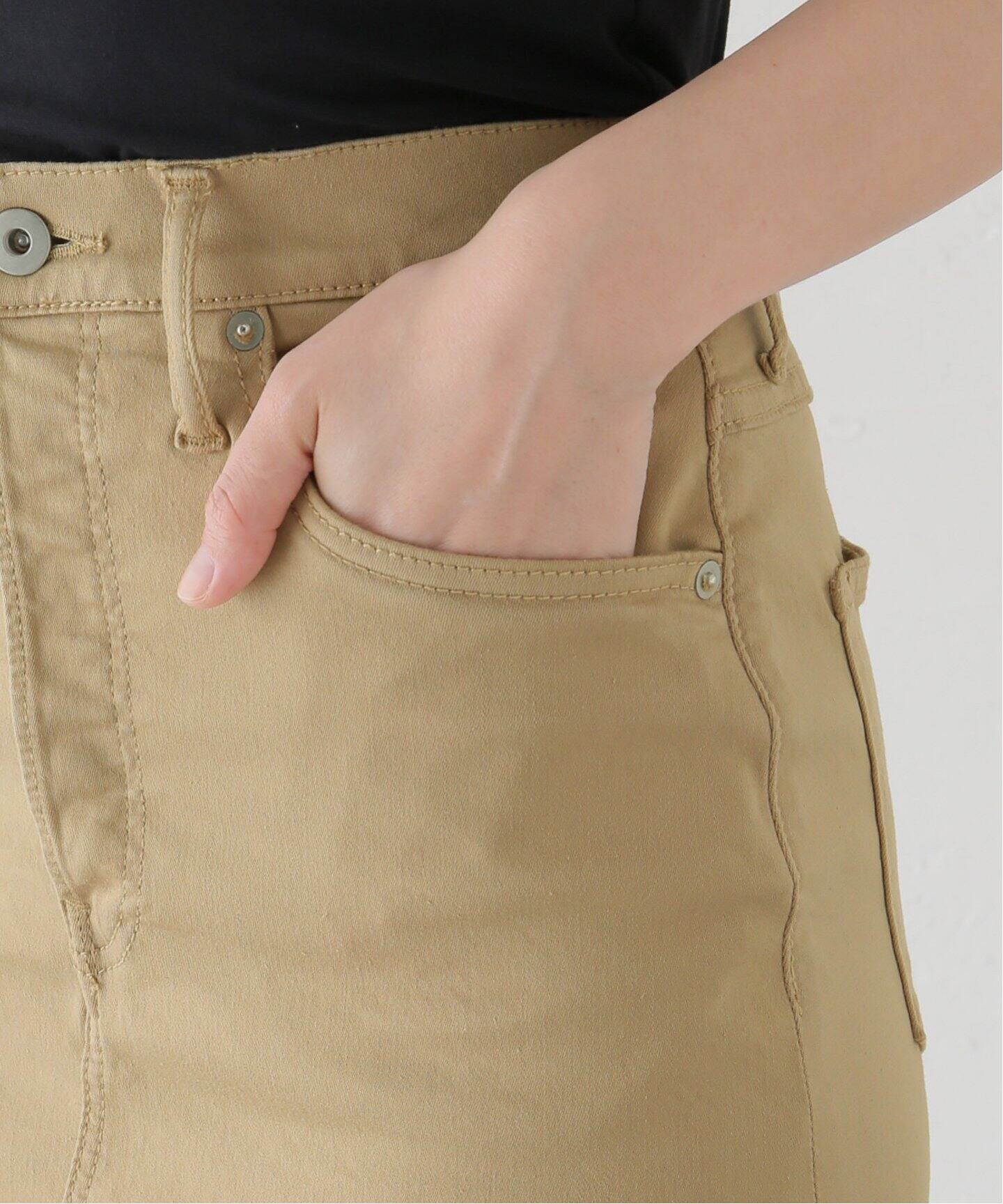 GOOD GRIEF!/グッドグリーフ】 CHINO CLOTH SLIT SKIRT（ロング  