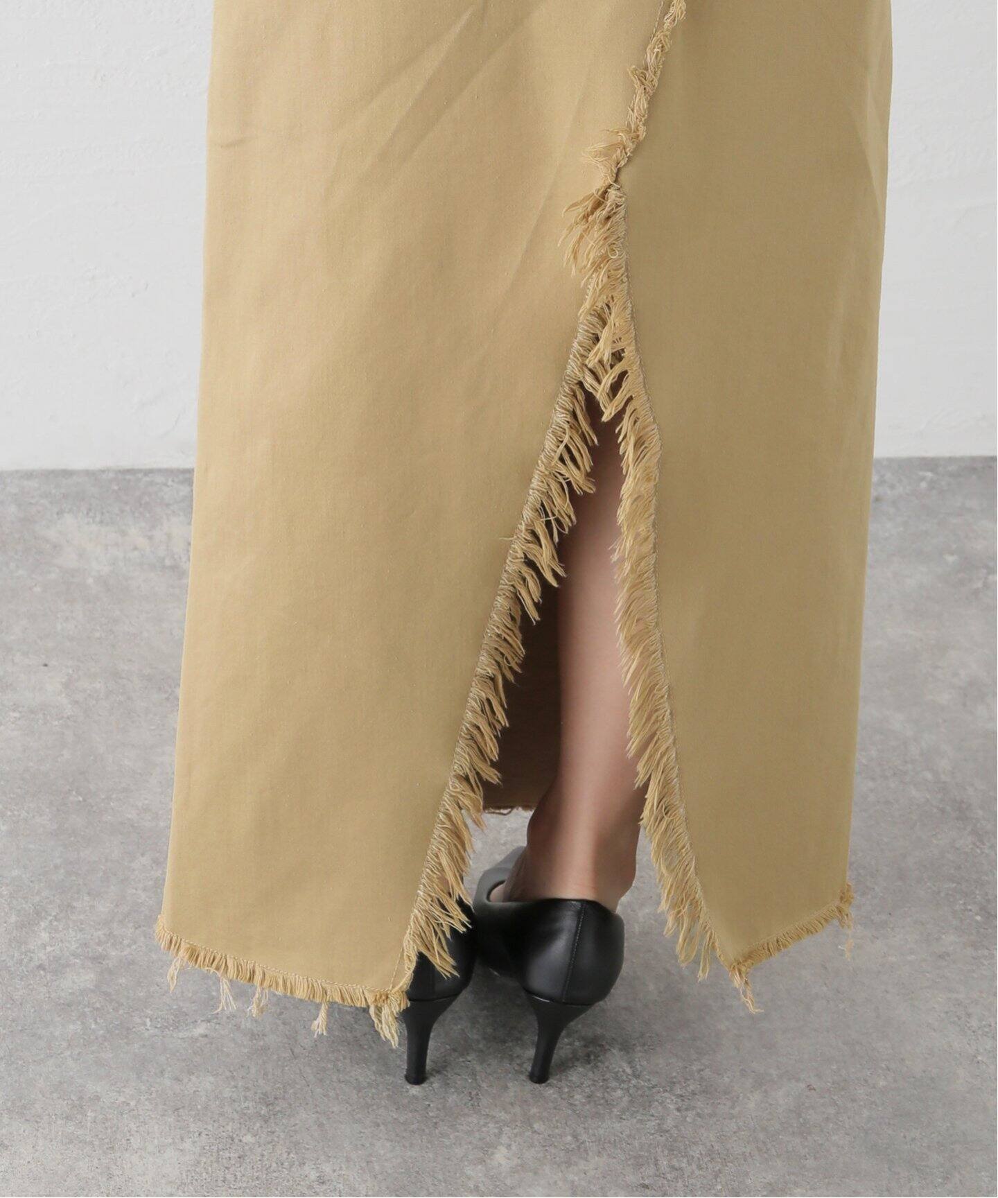 GOOD GRIEF!/グッドグリーフ】 CHINO CLOTH SLIT SKIRT（ロング  