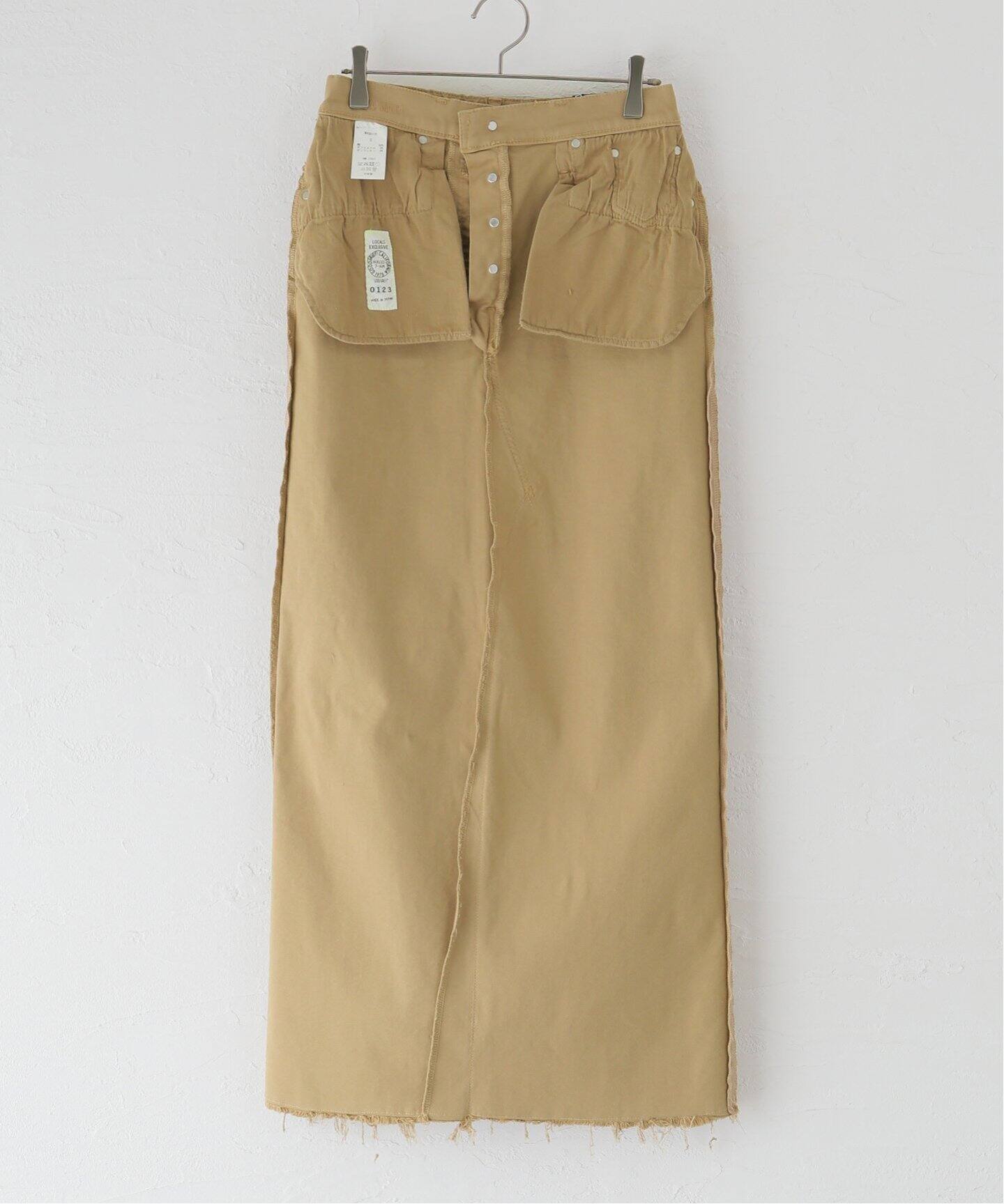GOOD GRIEF!/グッドグリーフ】 CHINO CLOTH SLIT SKIRT（ロング  