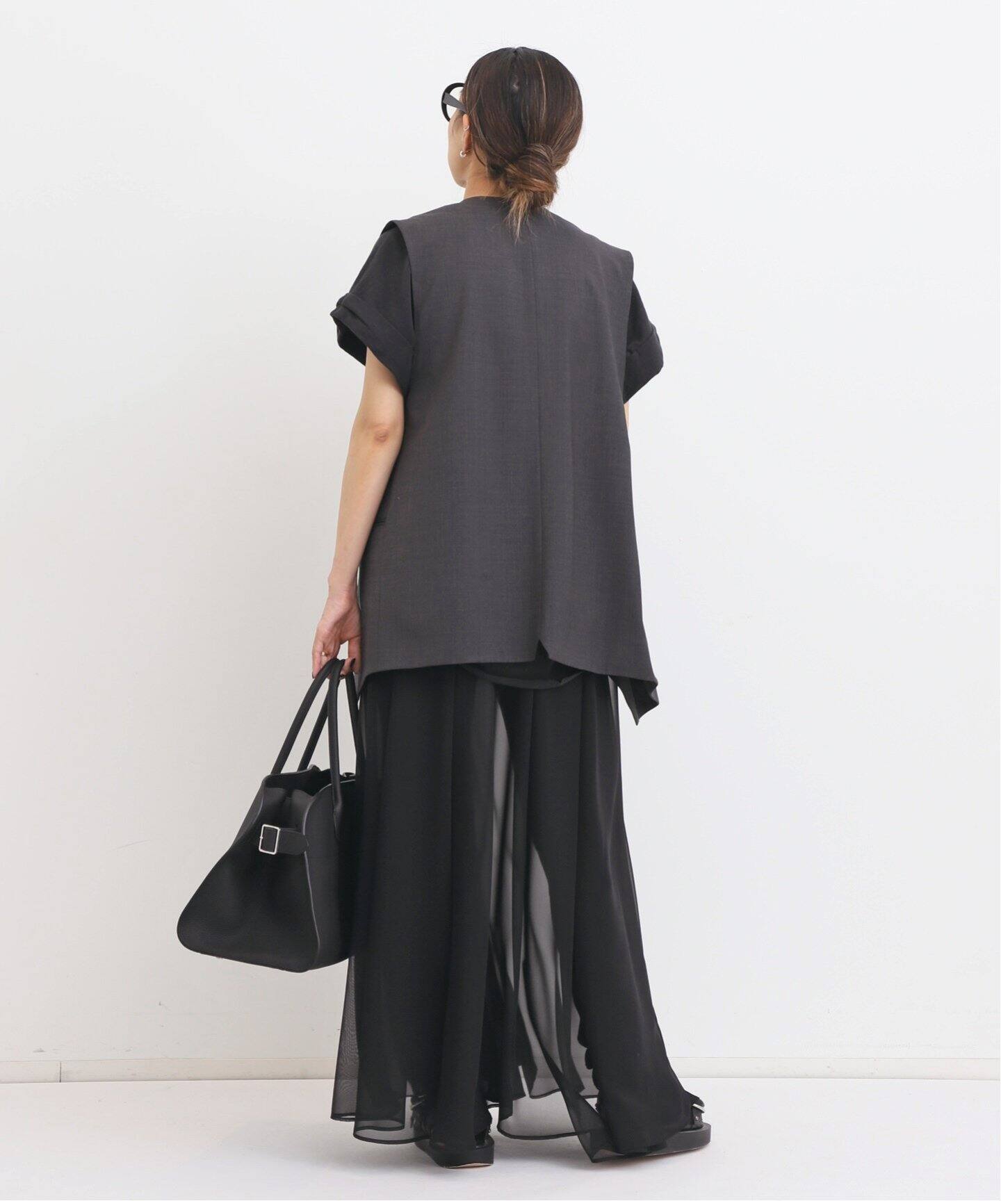 Sheer Maxi Skirt（ロング・マキシ丈スカート）｜L