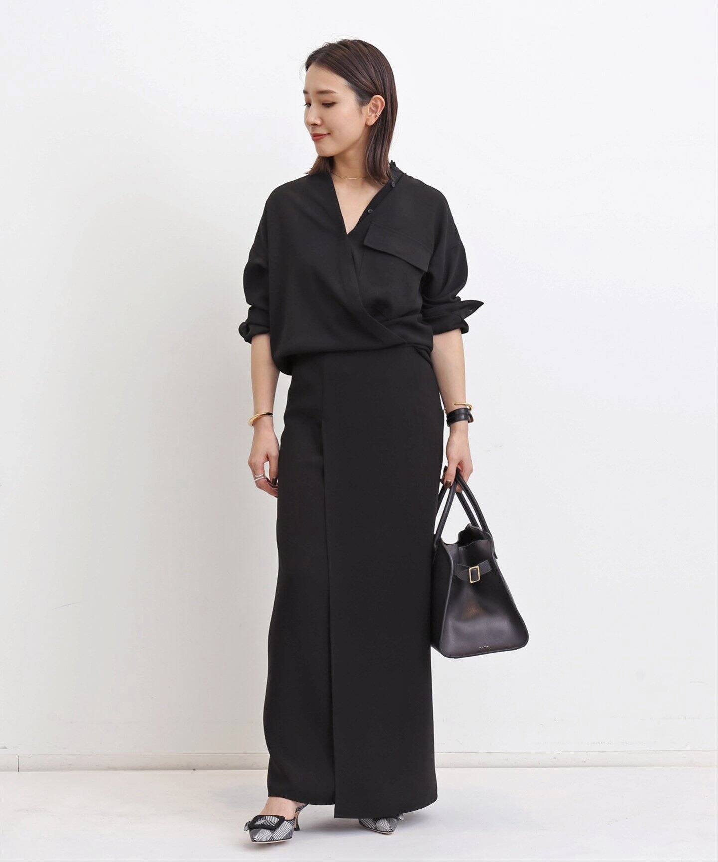 Slit Long Skirt（ロング・マキシ丈スカート）｜L 