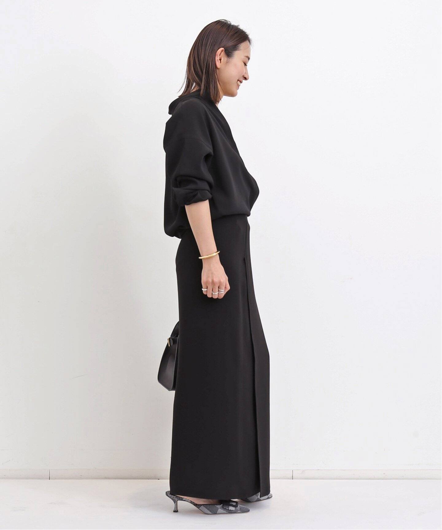 Slit Long Skirt（ロング・マキシ丈スカート）｜L 