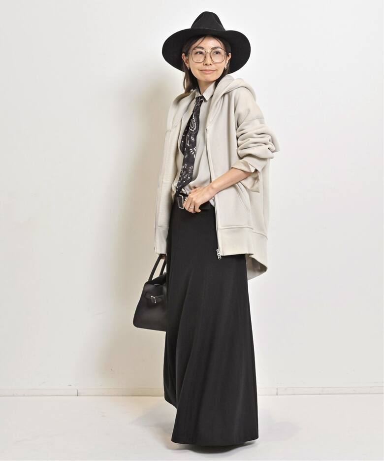 WOOL FLARE SKIRT（ロング・マキシ丈スカート）｜L