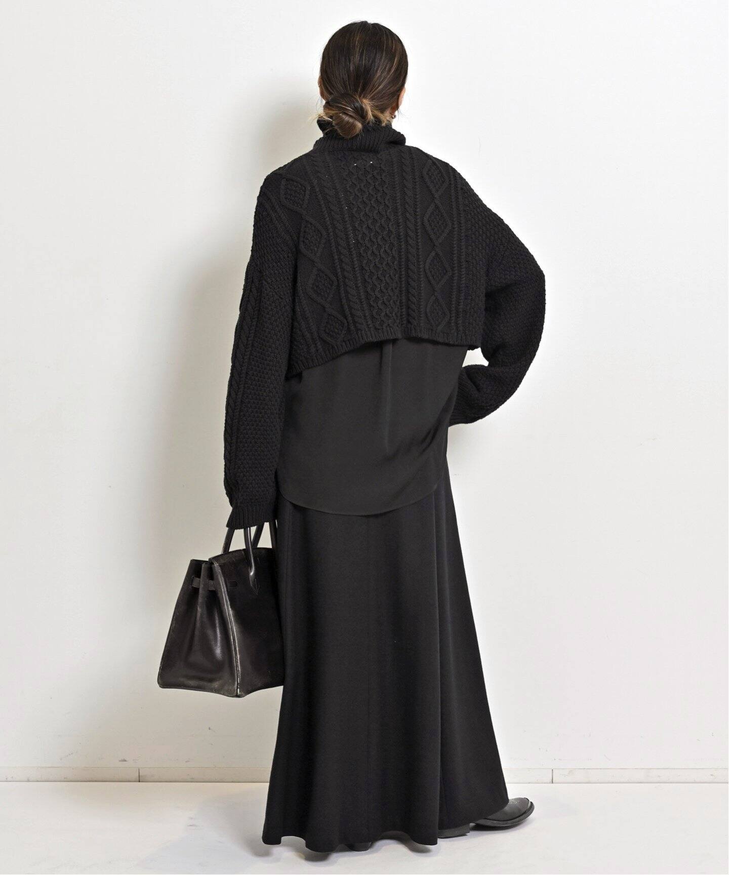 WOOL FLARE SKIRT（ロング・マキシ丈スカート）｜L 