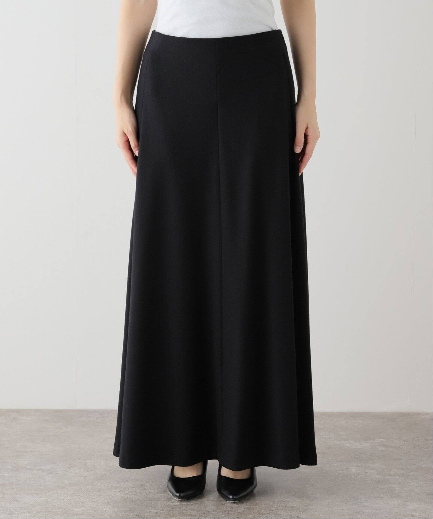 WOOL FLARE SKIRT（ロング・マキシ丈スカート）｜L